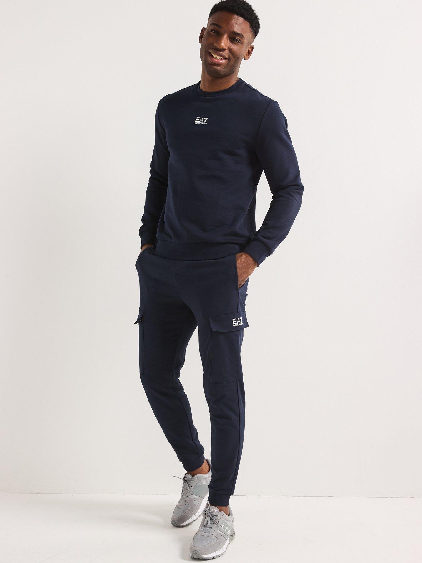 Image 3 of 6 of EA7 Emporio Armani Core ID Cargo Trousers - Blue