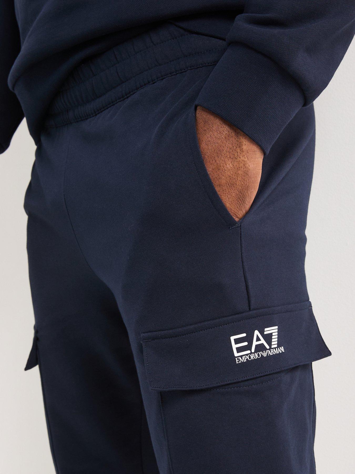 Image 6 of 6 of EA7 Emporio Armani Core ID Cargo Trousers - Blue