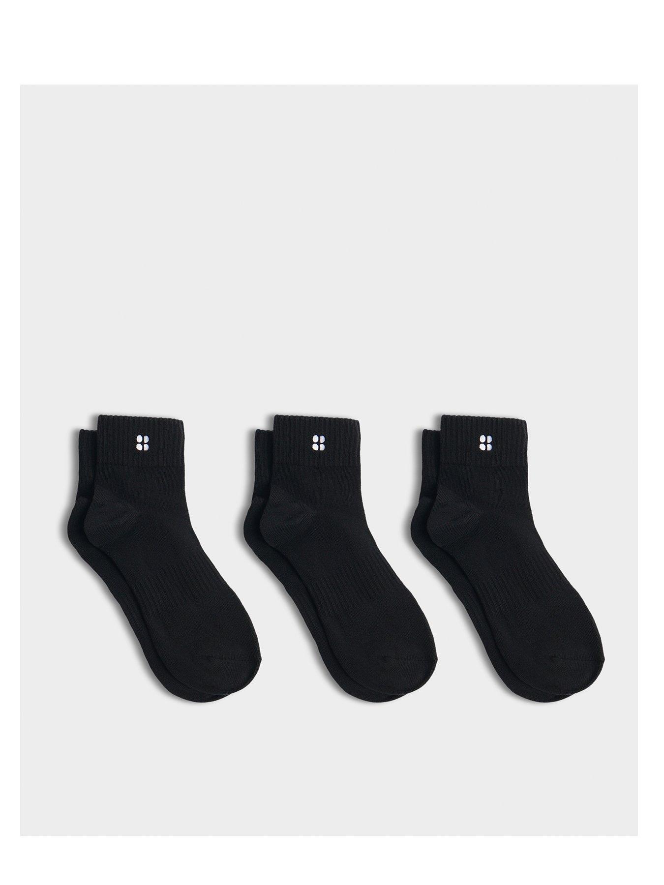 undefined Womens Training Essentials Mid 3 Pack - Black