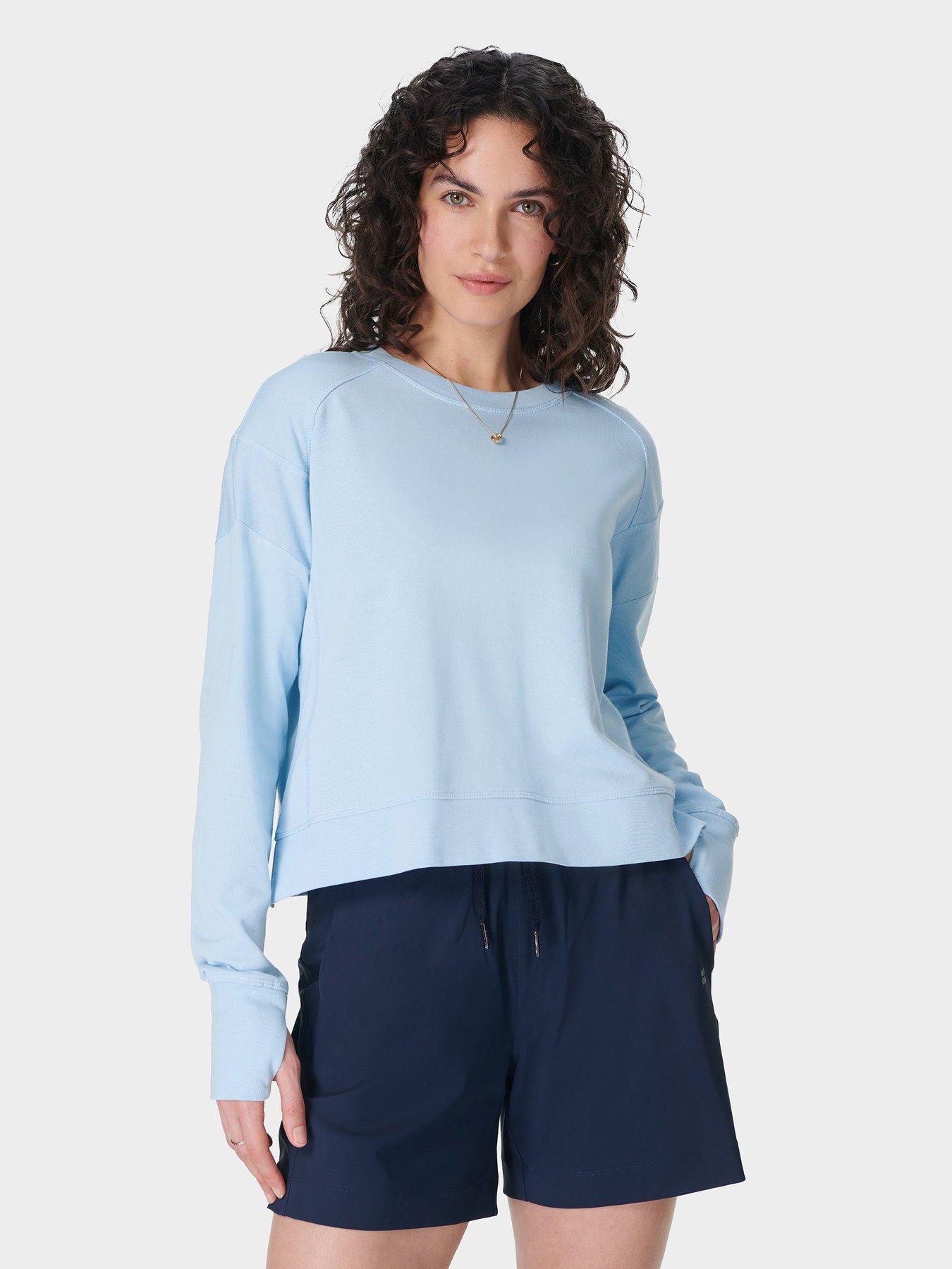 undefined Womens Training After Class Sweatshirt - Blue