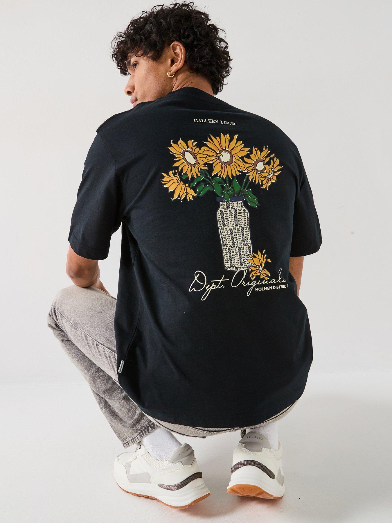 undefined Islington Back Graphic T-Shirt - Black