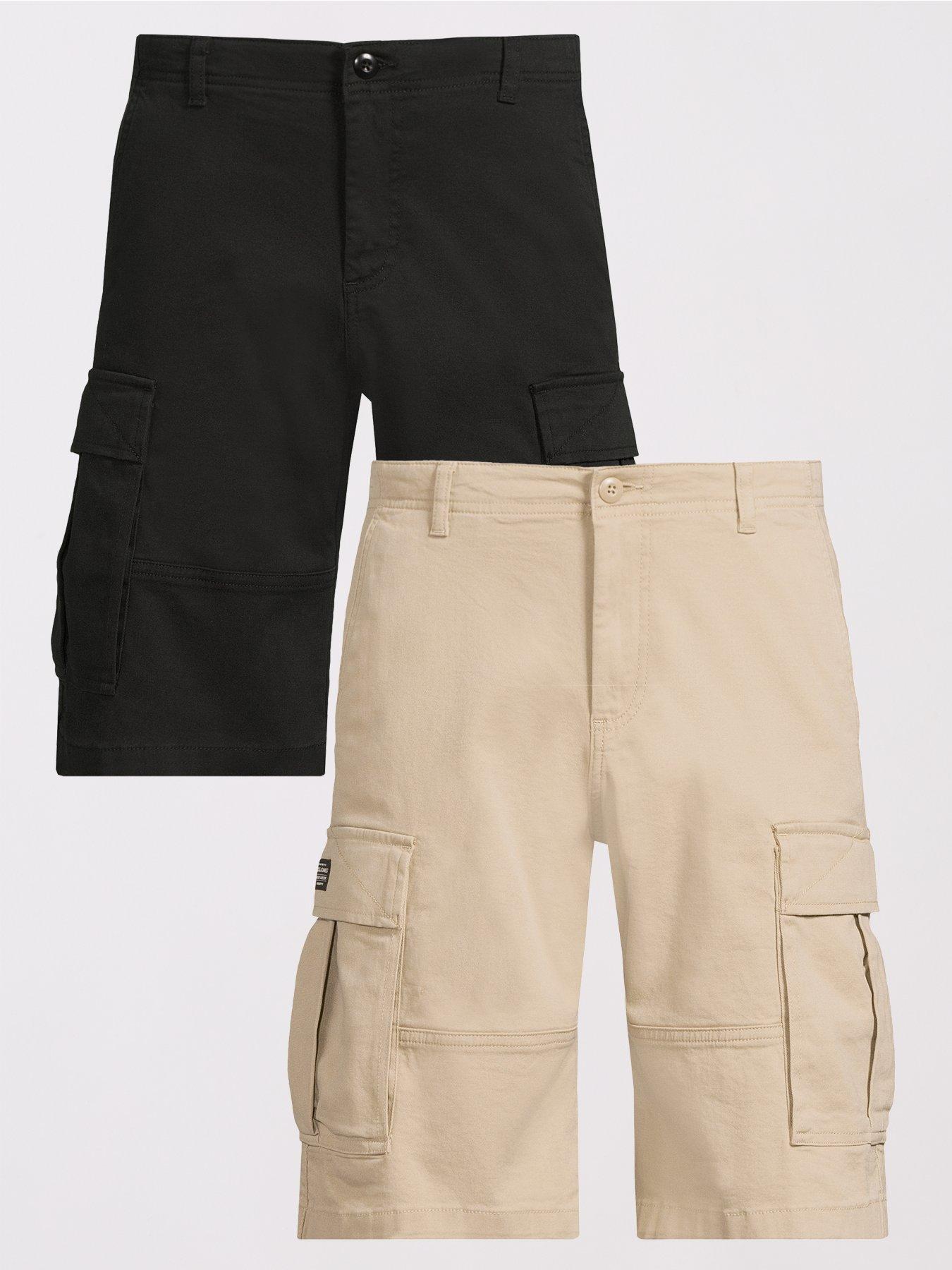 Image 1 of 6 of Jack & Jones Jack &amp; Jones 2-pack Jonnie Cargo Shorts - Multi