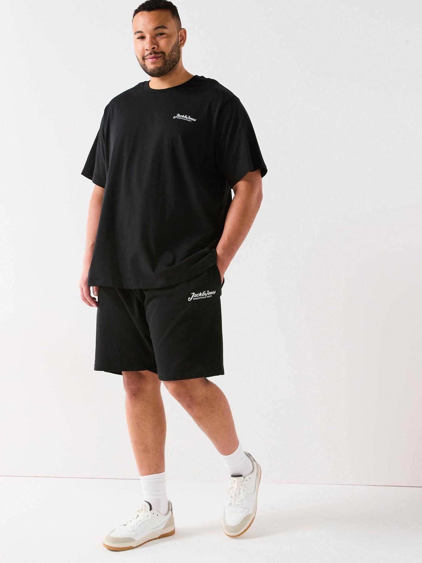 undefined Jack & Jones Big & Tall Beau T-shirt & Sweat Shorts Set