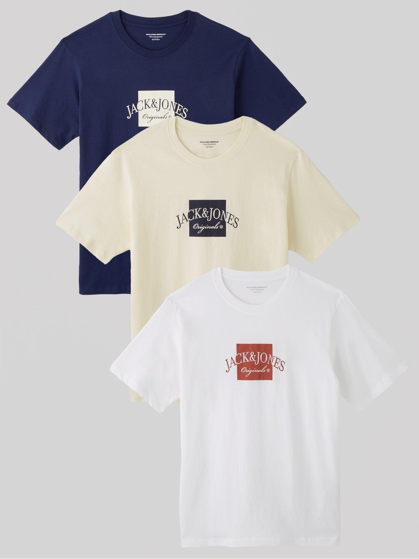 undefined 3 Pack of Boston T-Shirts - Multi