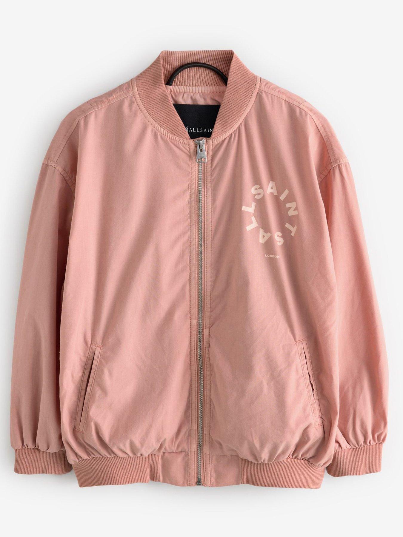 undefined Girls Tierra Bomber Jacket - Pink