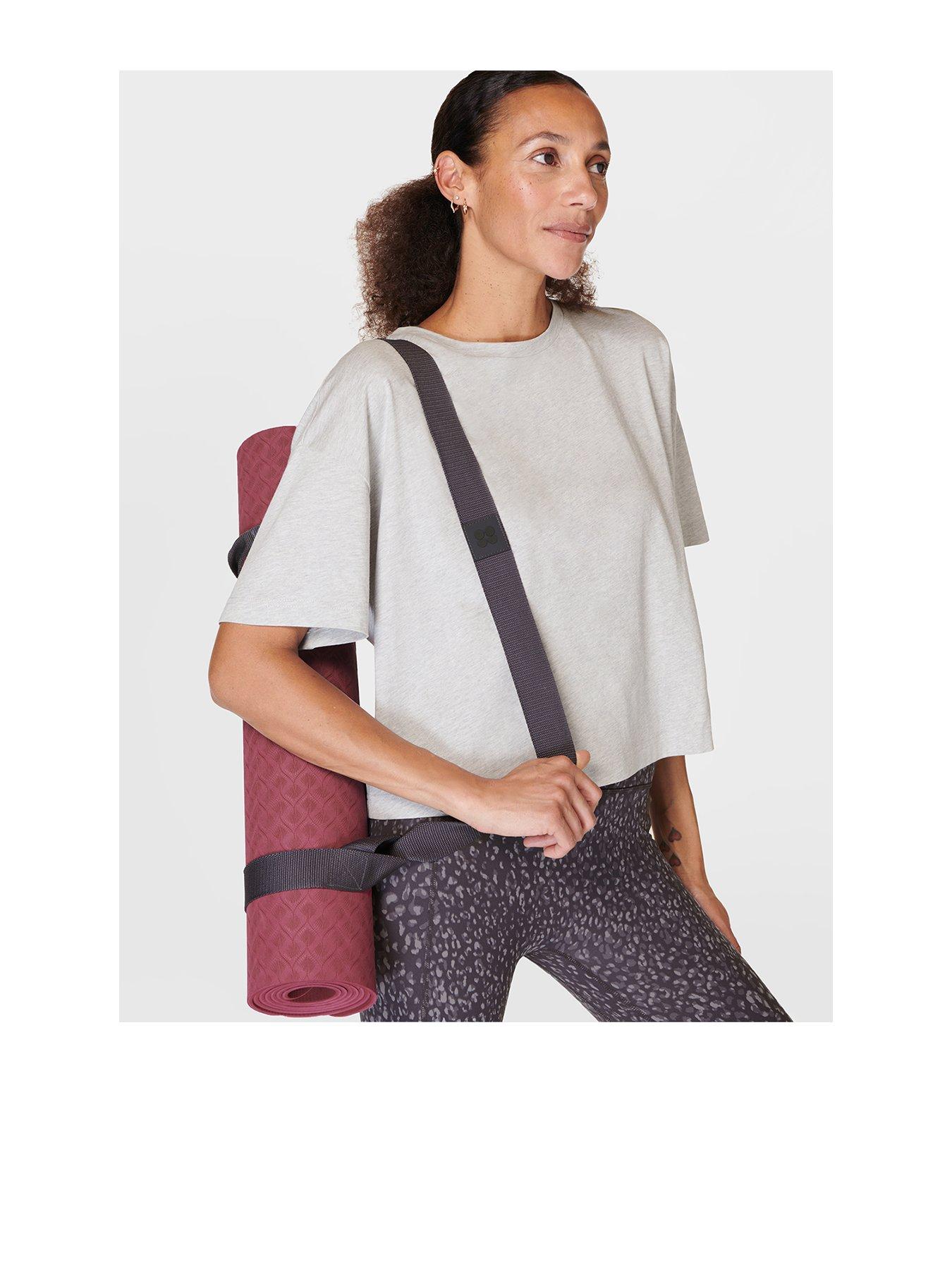 undefined Womens Training Yoga Matt Carry Strap - Grey
