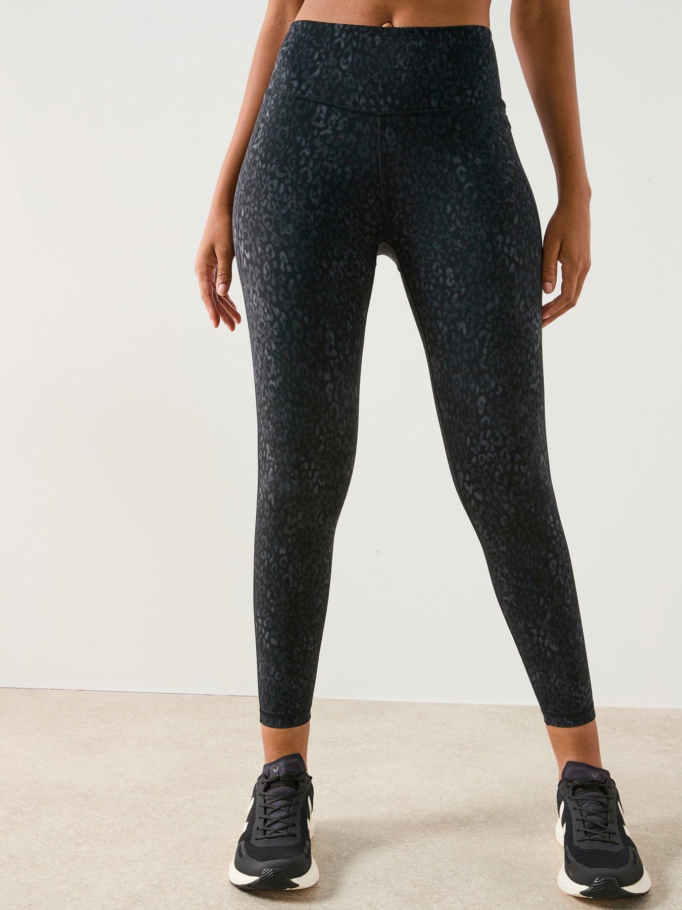 undefined Womens Training Ultimate 7/8 Yoga Legging Print - Black