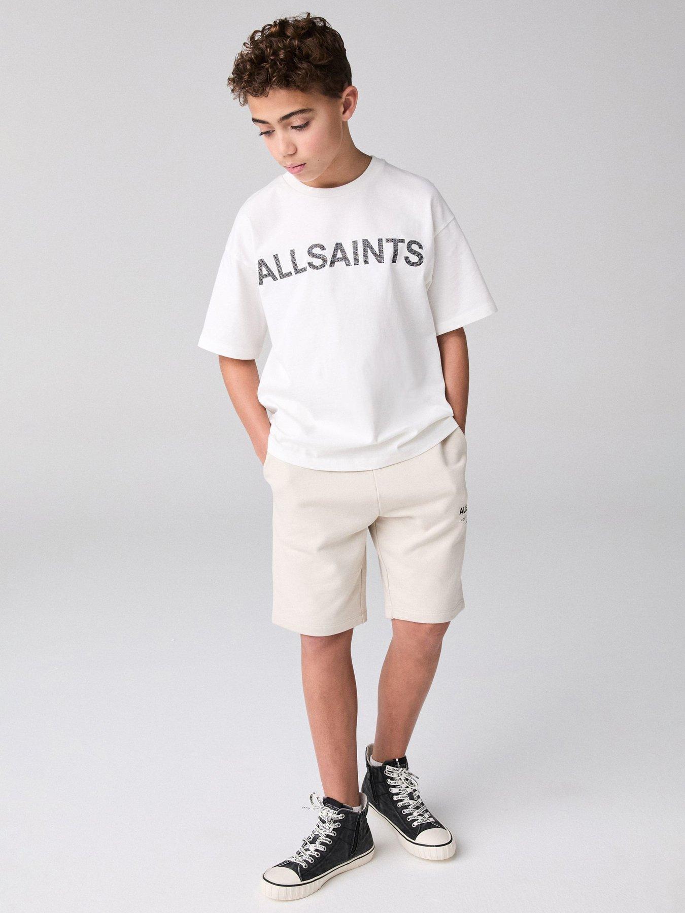Image 3 of 5 of smALLSAINTS All Saints Logo T-Shirt - White