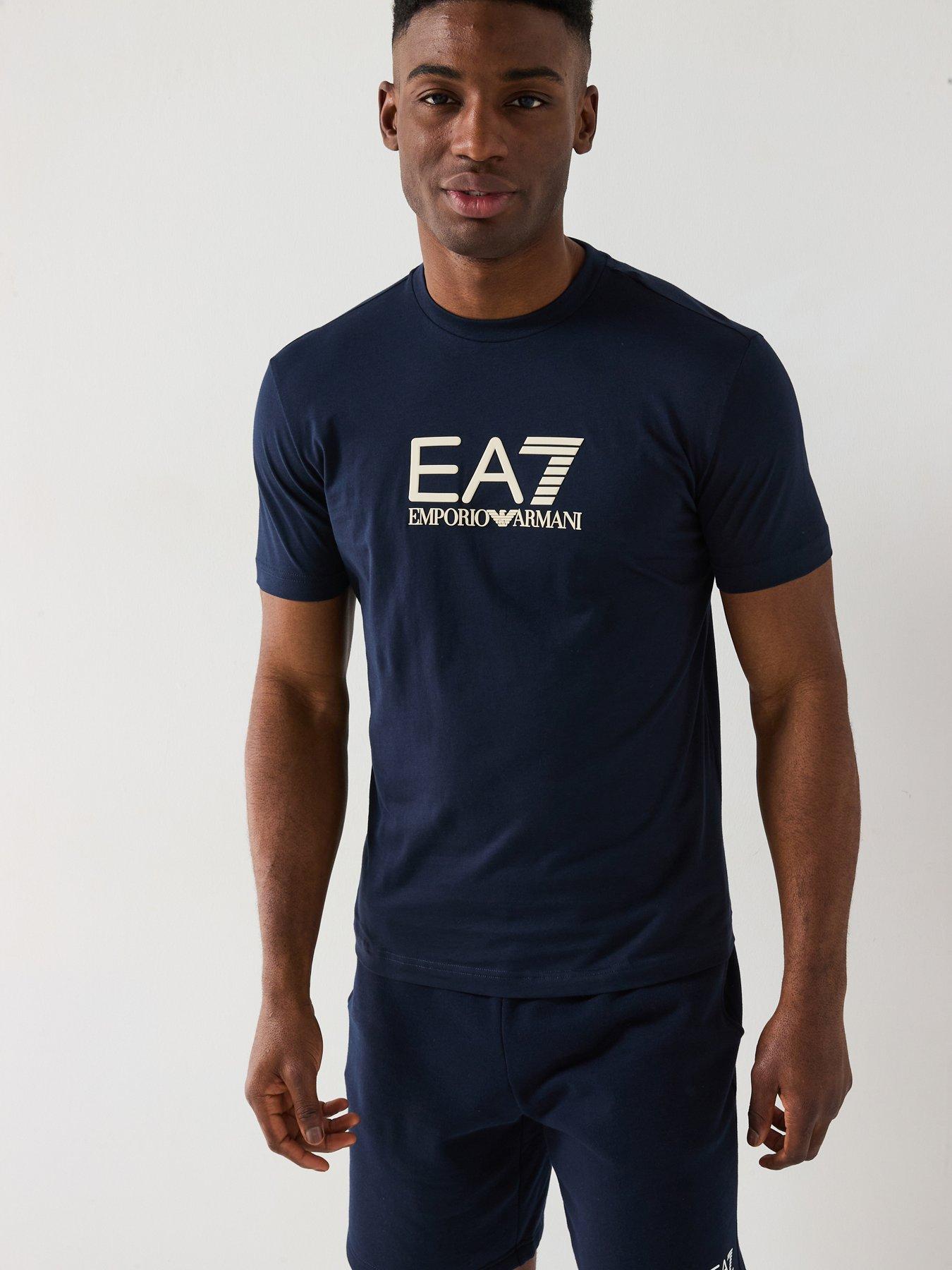 undefined Train Visibility Crew Neck T-Shirt - Dark Blue