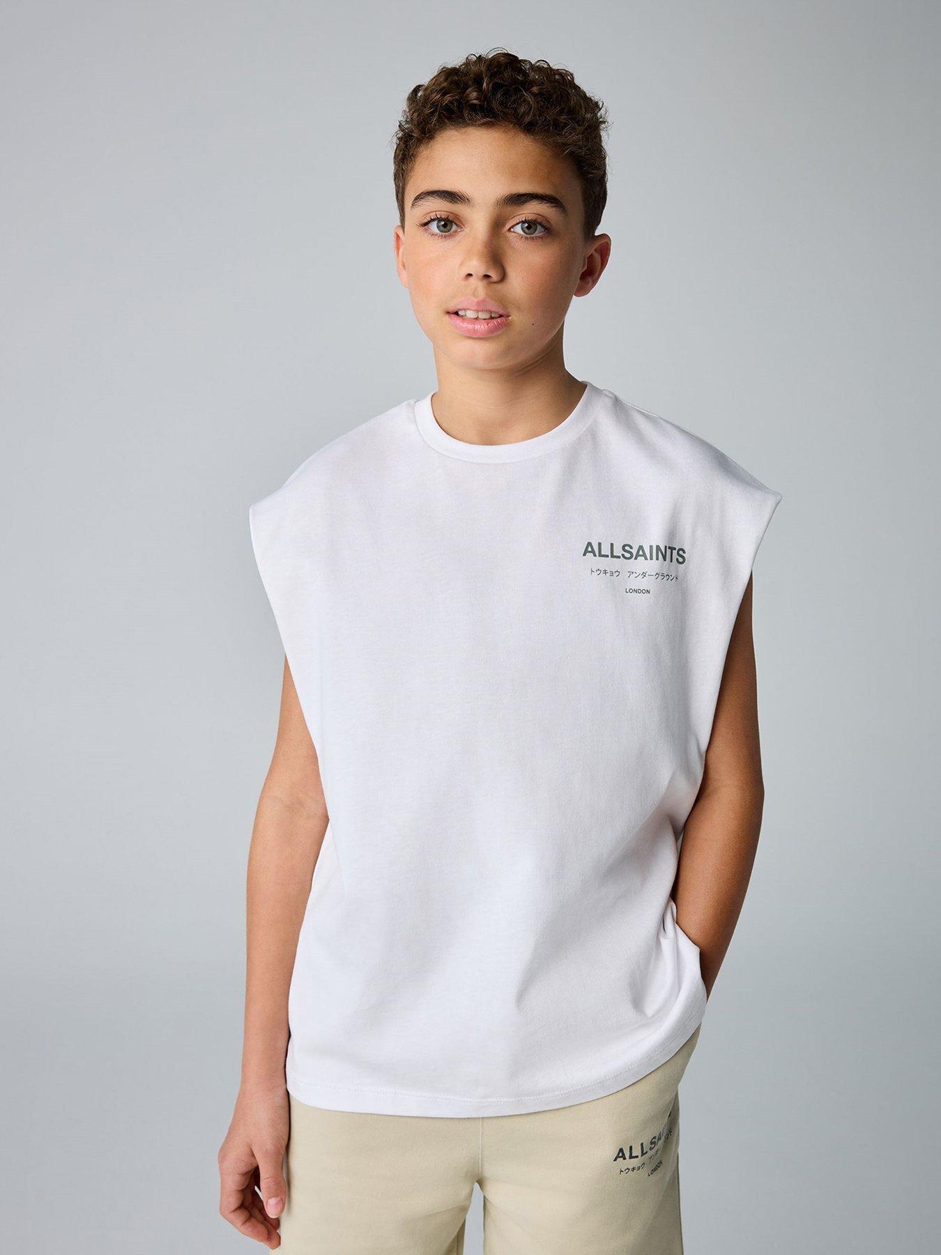 smALLSAINTS All Saints Unisex Sleeveless T-Shirt - Beige