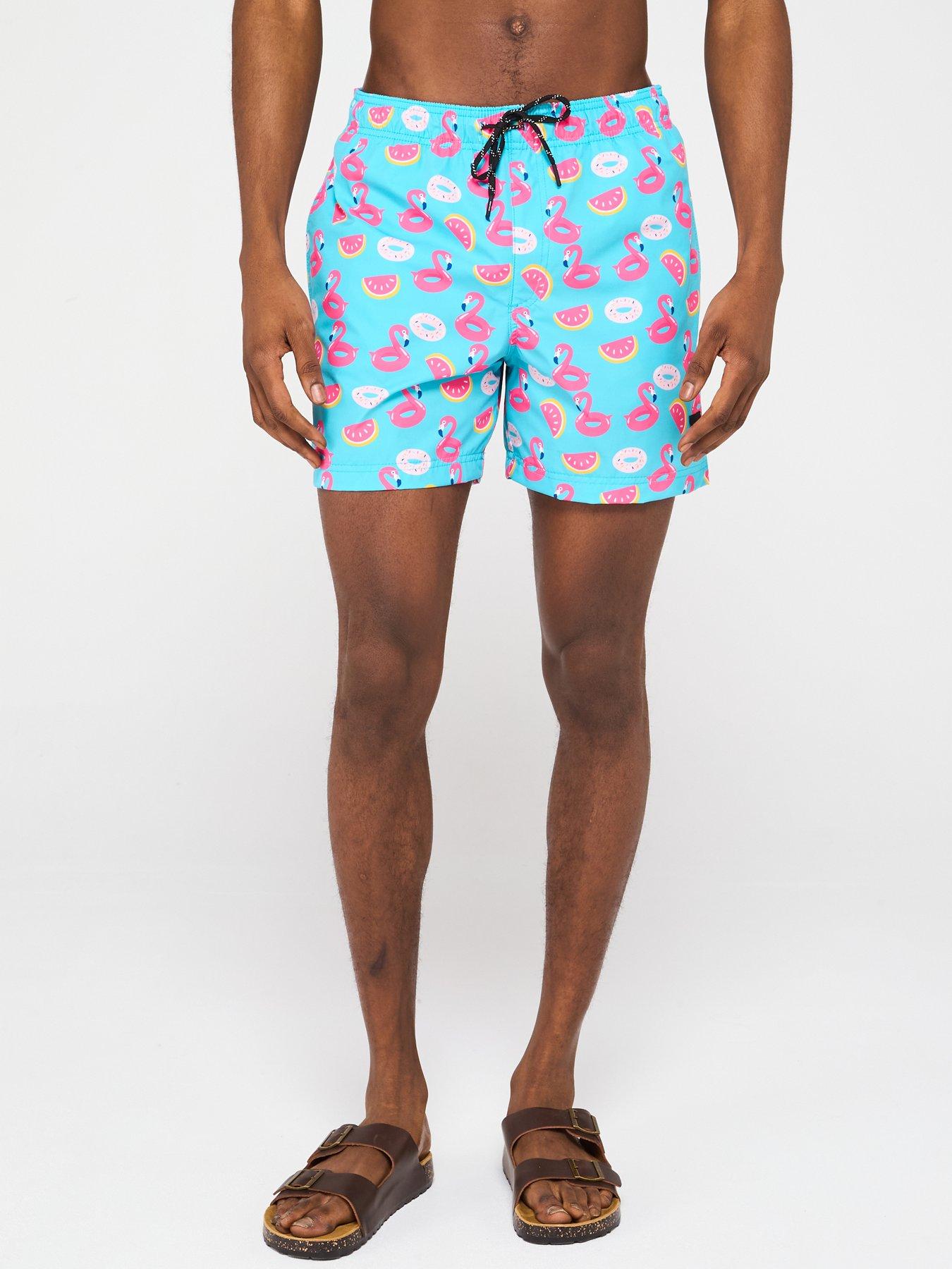undefined Jack  &  Jones Maui Novelty Flamingo Swim Shorts