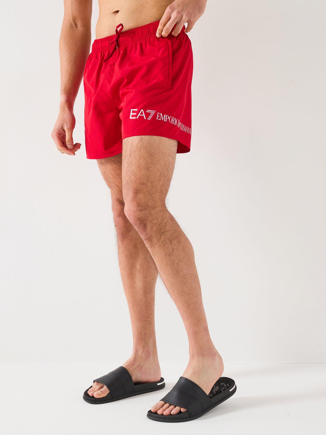 undefined Logo Swimshort - Red