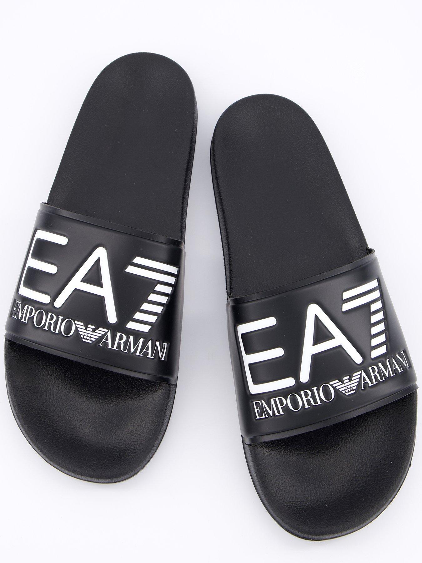 EA7 Emporio Armani Logo Slider Black Very