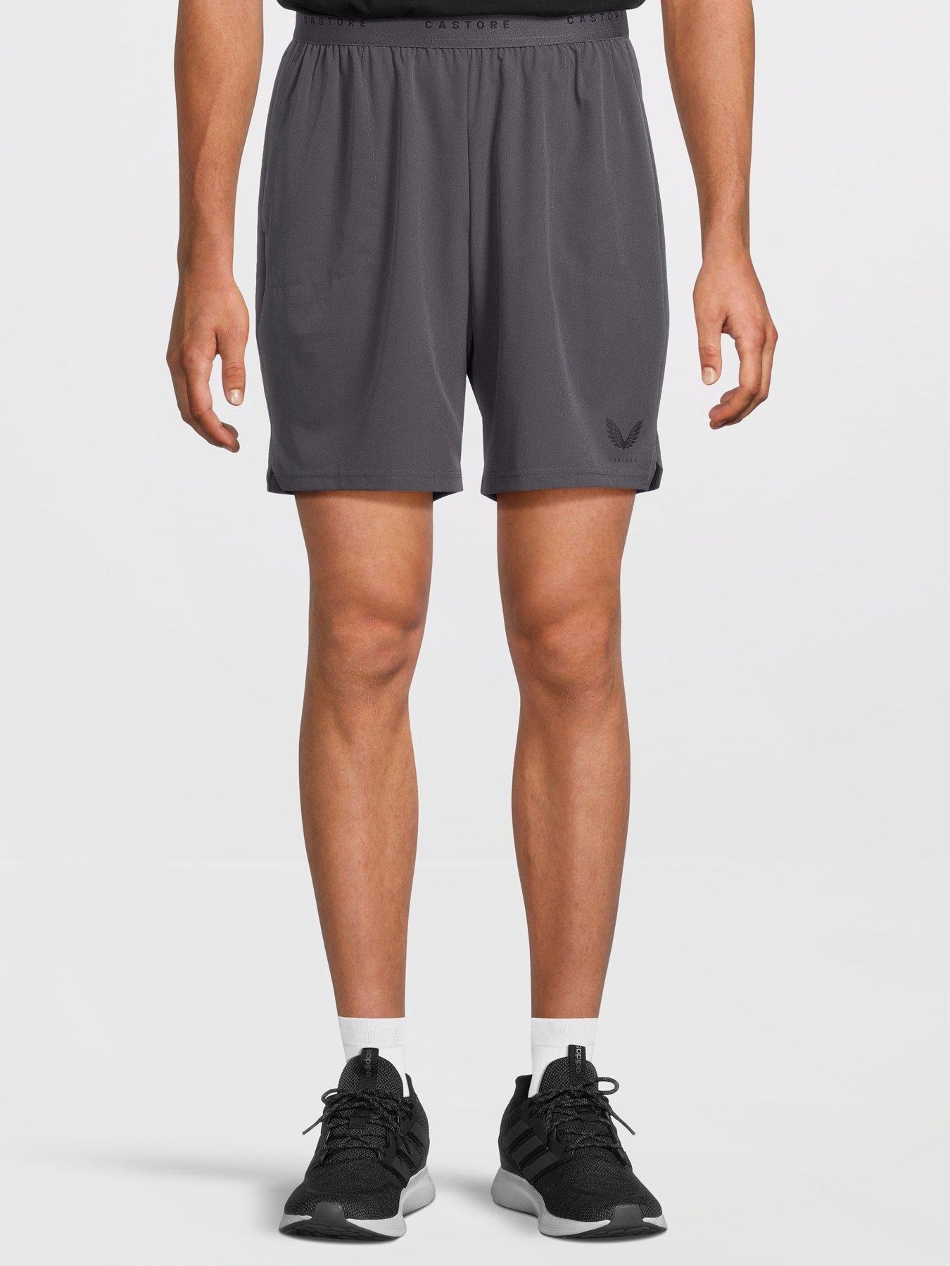 Castore Men's Training Adapt 7 Inch Elastic Shorts, Grey, Size 2Xl, Men