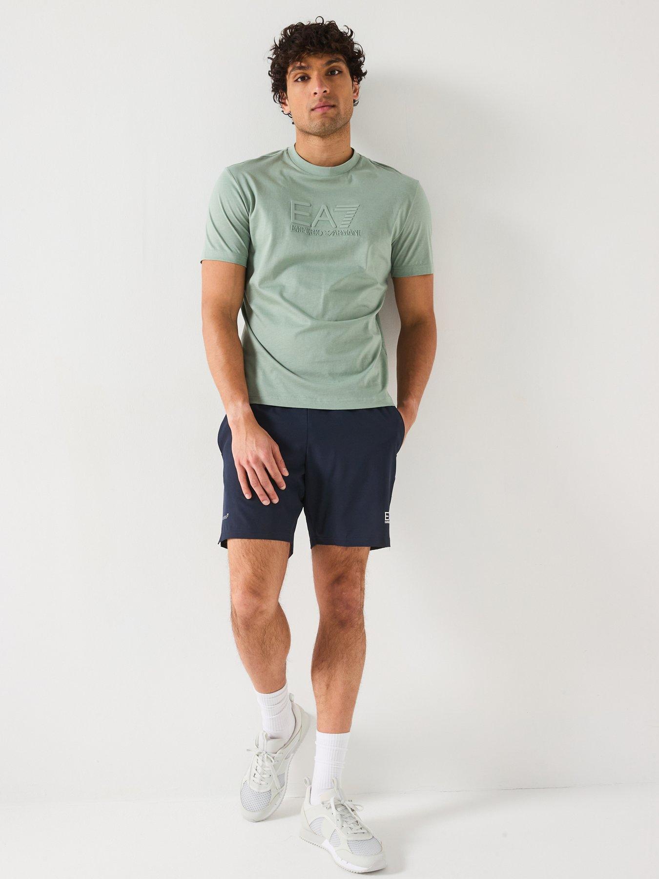 Image 3 of 6 of EA7 Emporio Armani Train Visibility Crew Neck T-Shirt - Light Green