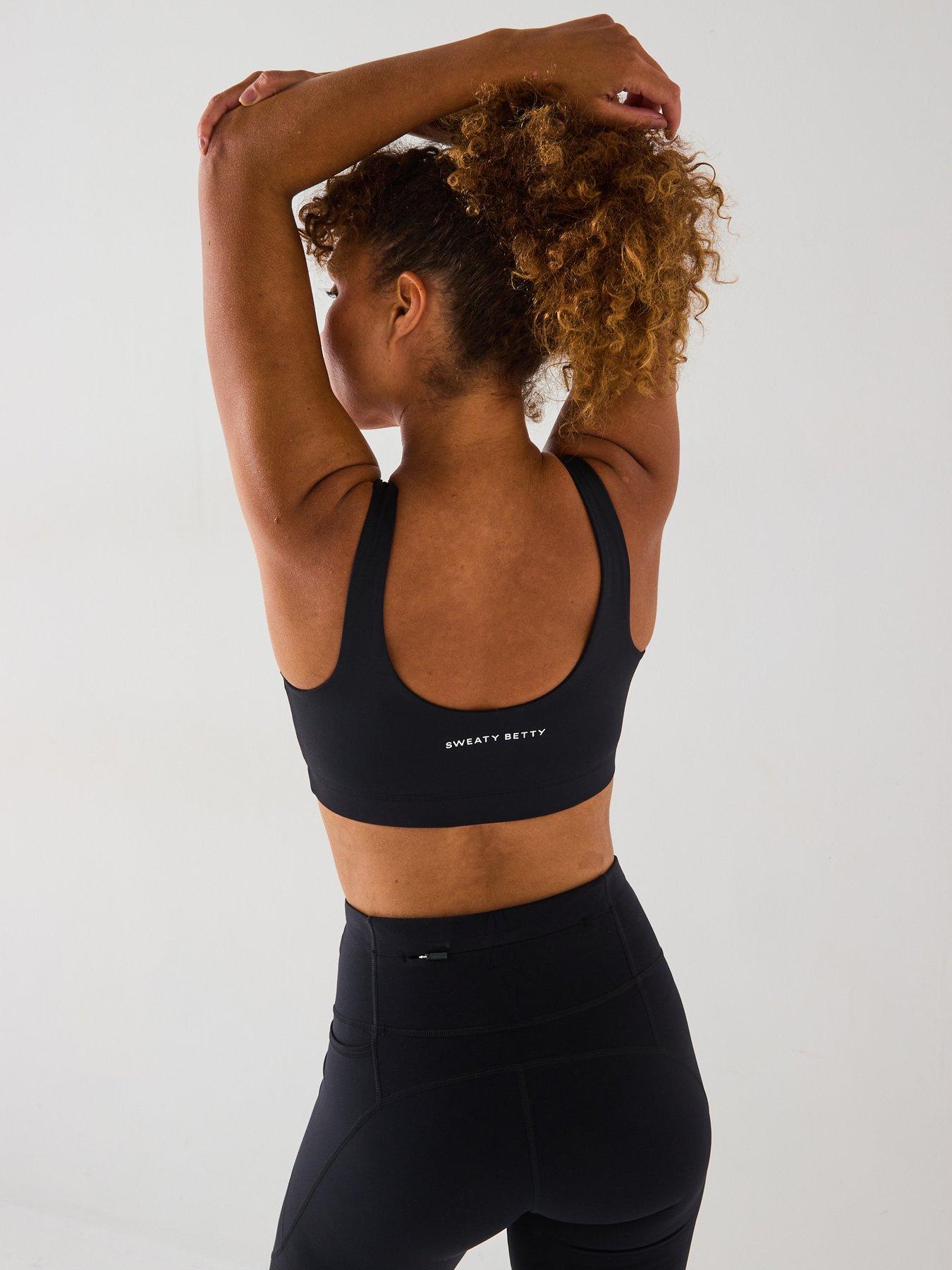 Image 1 of 5 of Sweaty Betty Womens Training All Day Active Bralette - Black
