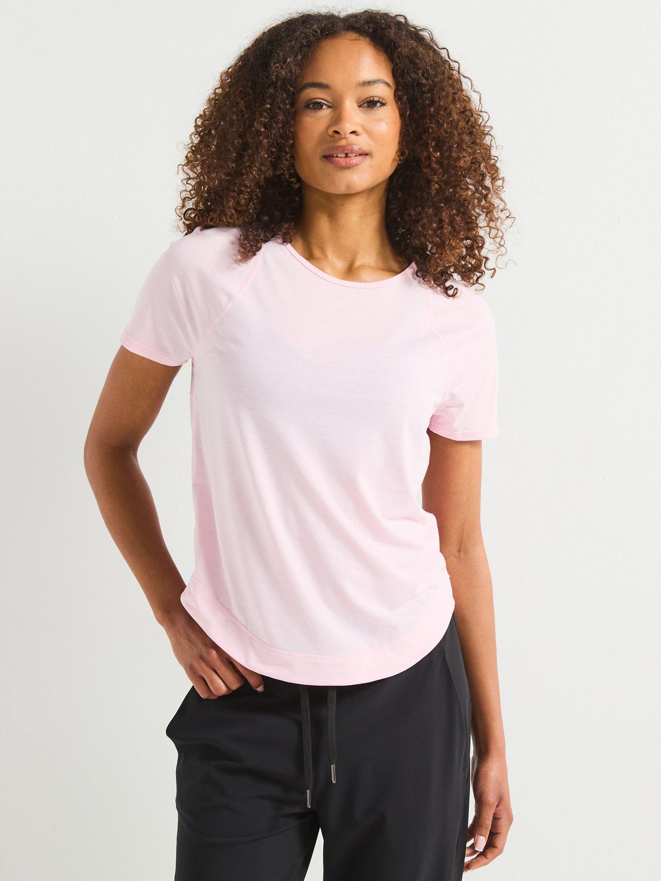 undefined Womens Training Breathe Easy T-Shirt - Pink