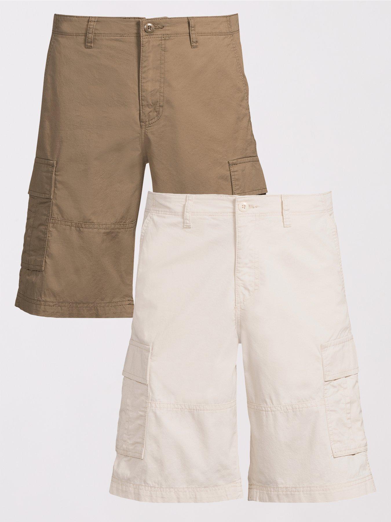 undefined Jack  &  Jones Cole Mateo Cargo Shorts Mid Length 2pk