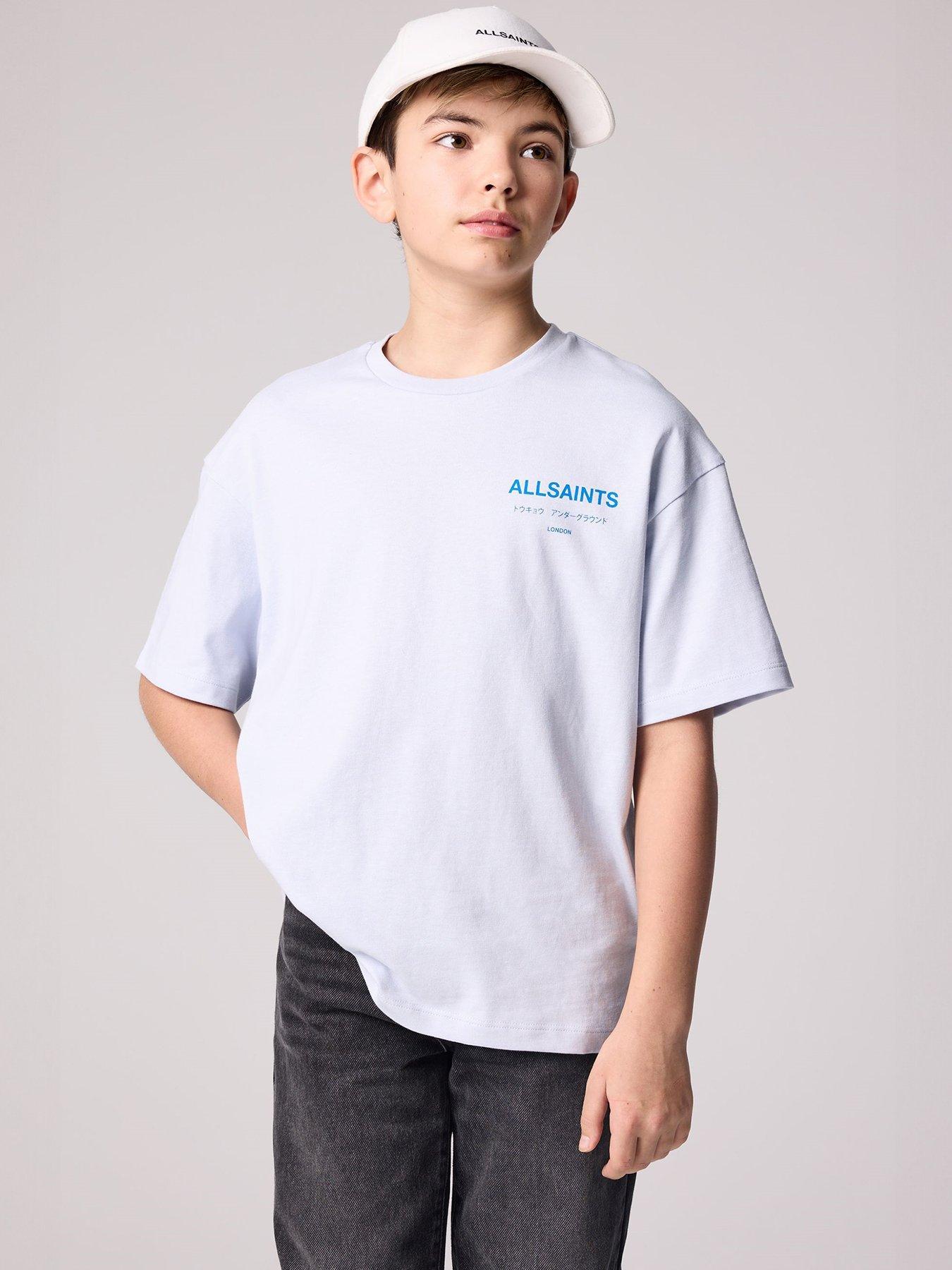 undefined Boys Logo T-shirt - Blue
