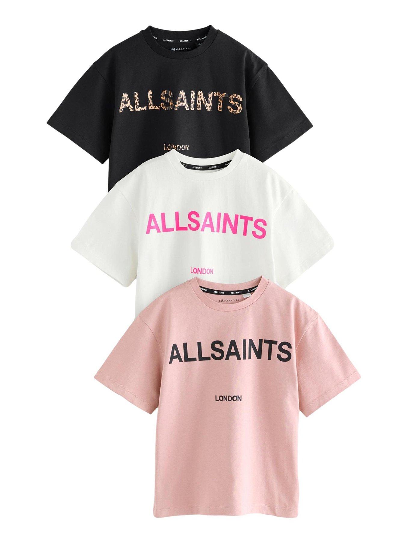 smALLSAINTS Girls 3 Pack Logo T-shirt - Multi