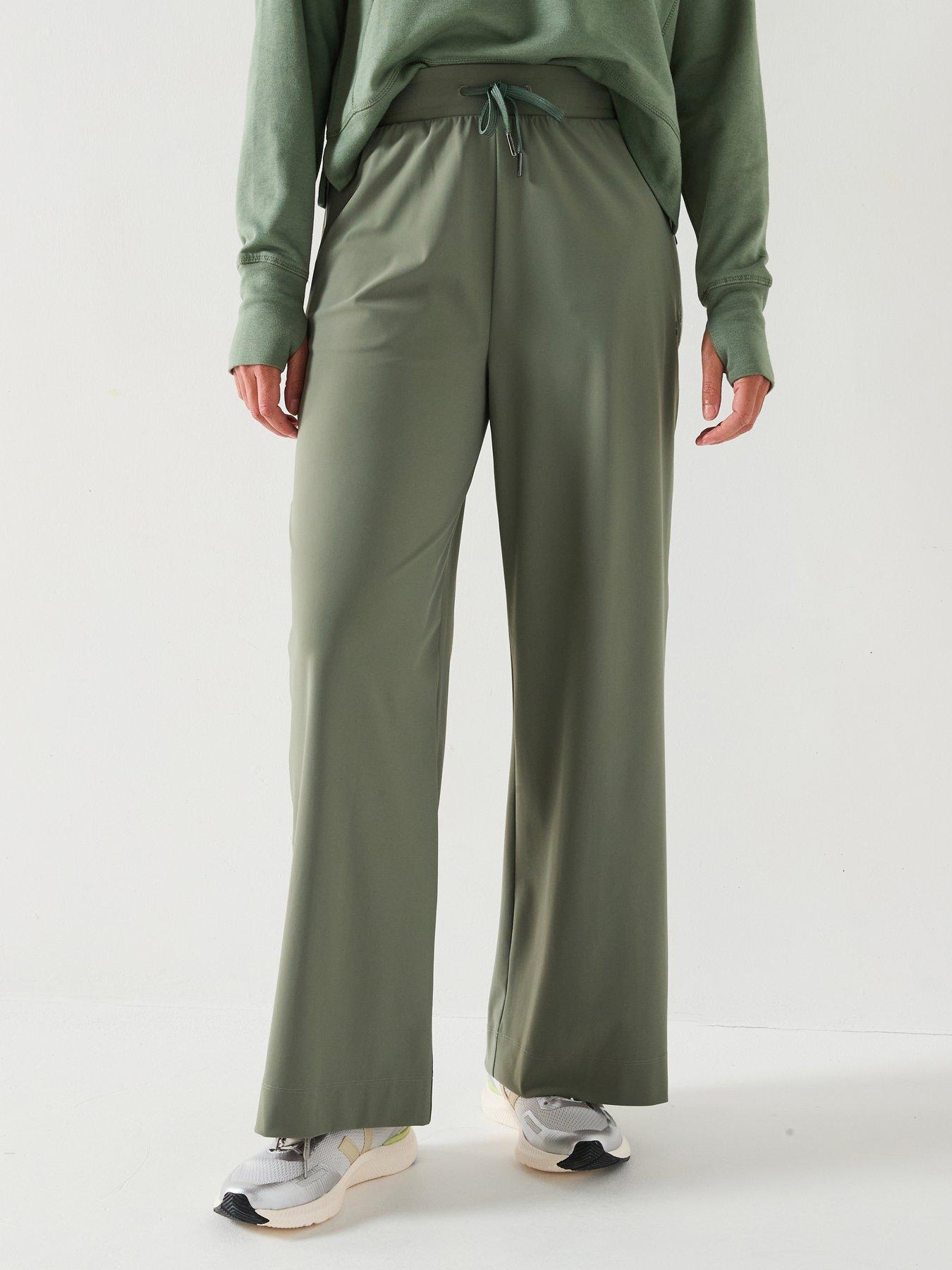 undefined Women's Training Explorer Wide Leg 30" Trousers - Green