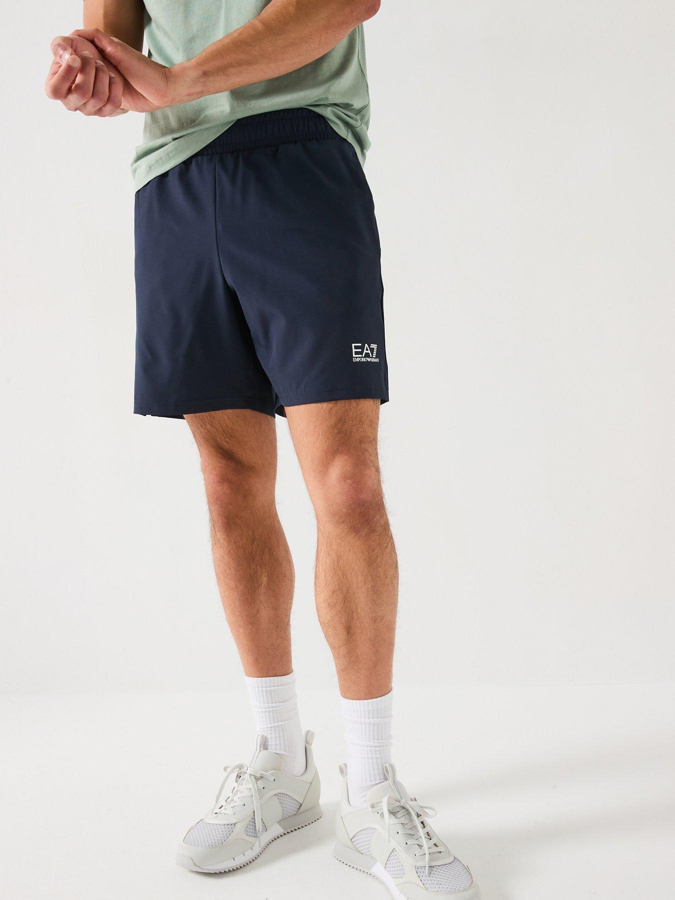 undefined Logo Technical Shorts - Dark Blue