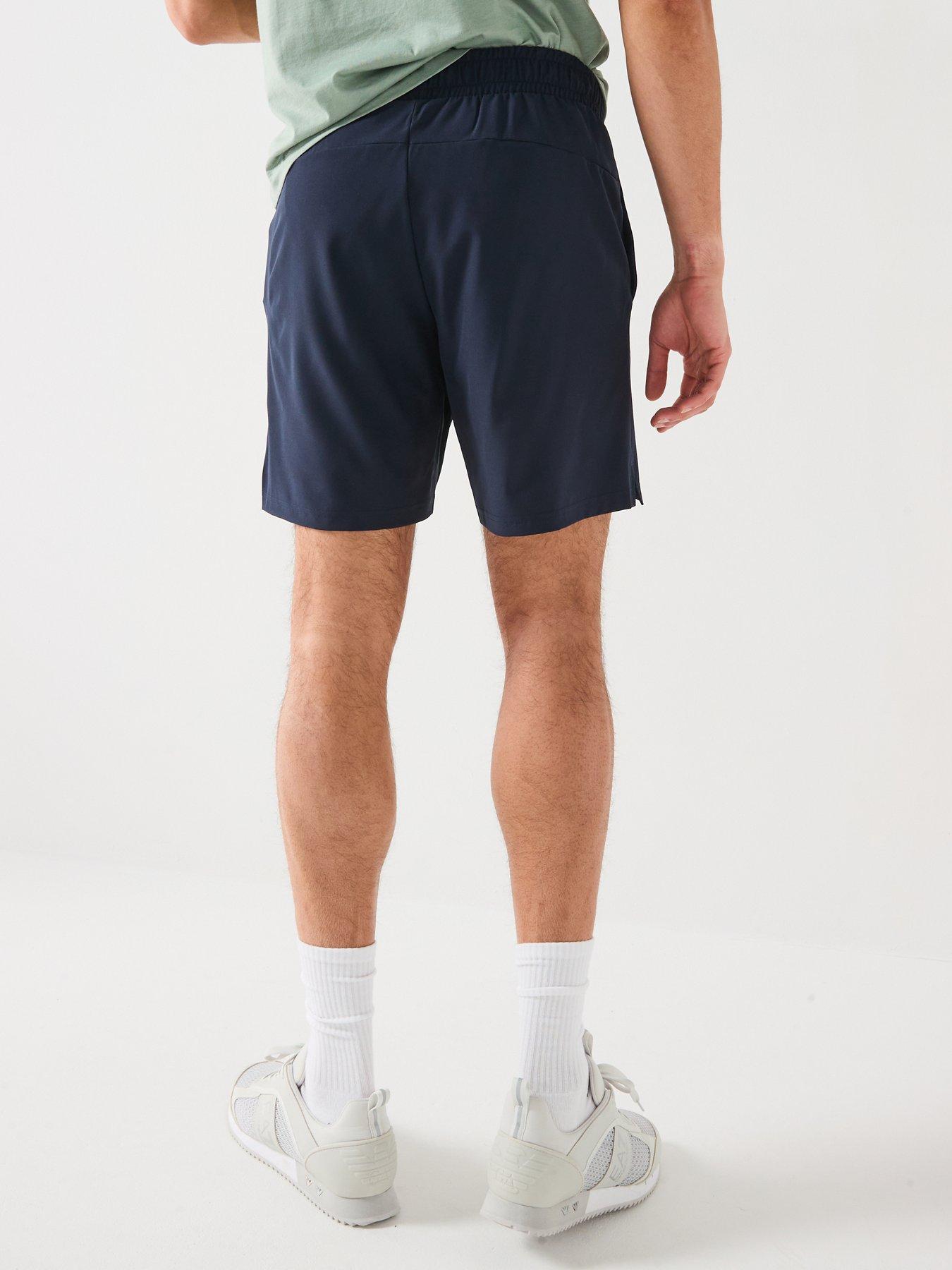 Image 2 of 6 of EA7 Emporio Armani Logo Technical Shorts - Dark Blue