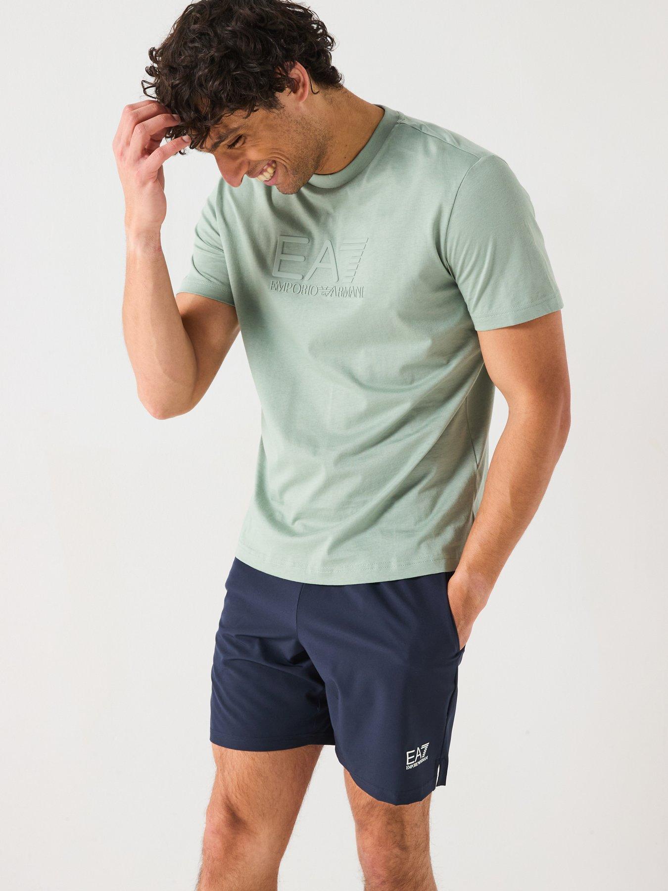 Image 6 of 6 of EA7 Emporio Armani Logo Technical Shorts - Dark Blue