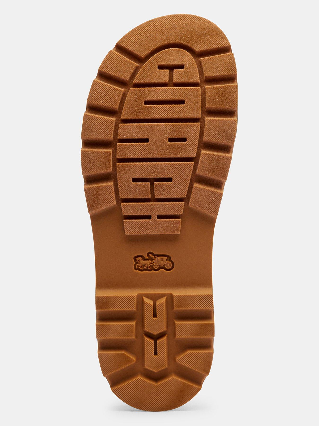 Image 5 of 5 of COACH Brynn Straw Sandals - Natural
