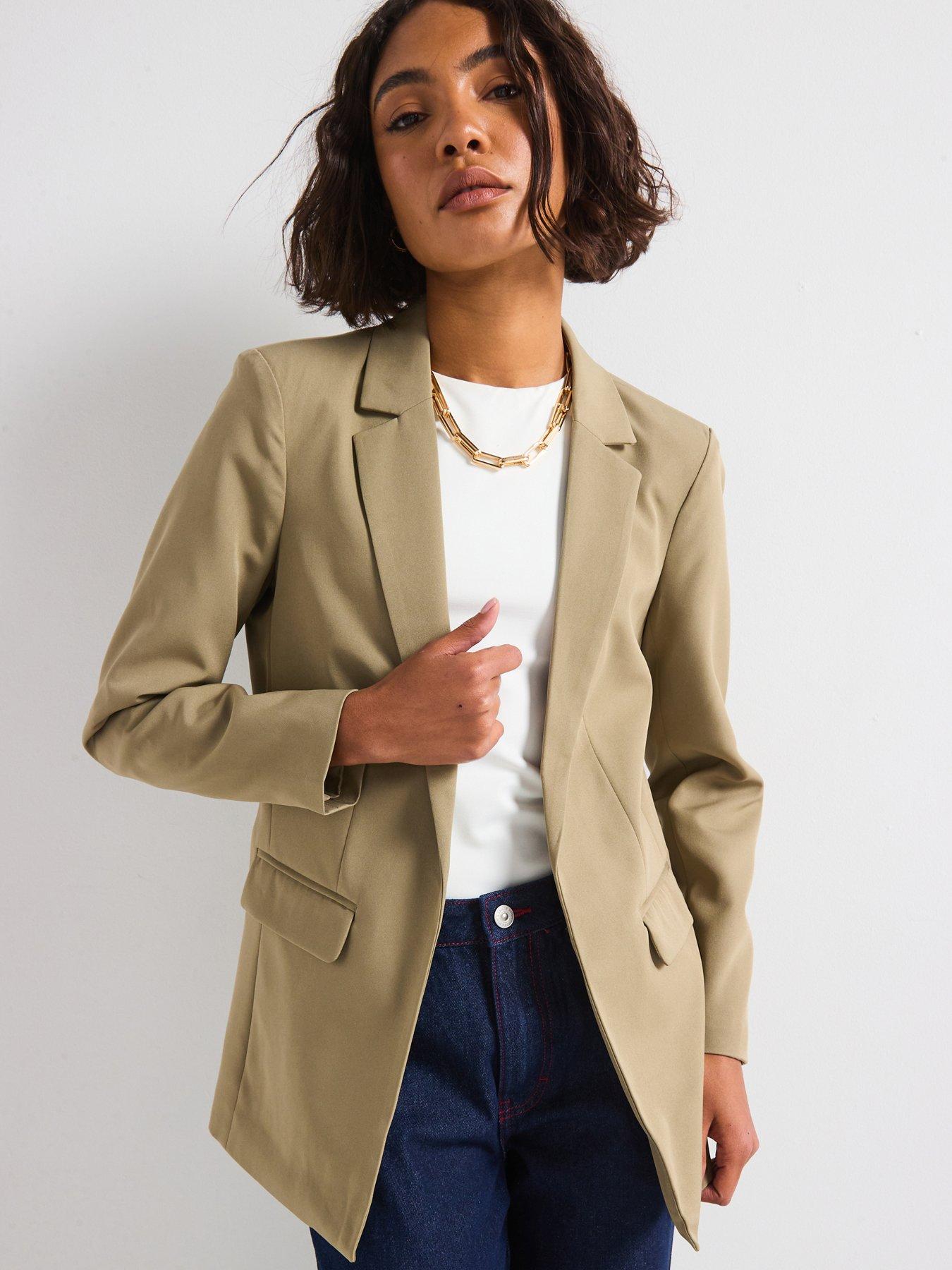 undefined Oversized Blazer - Green