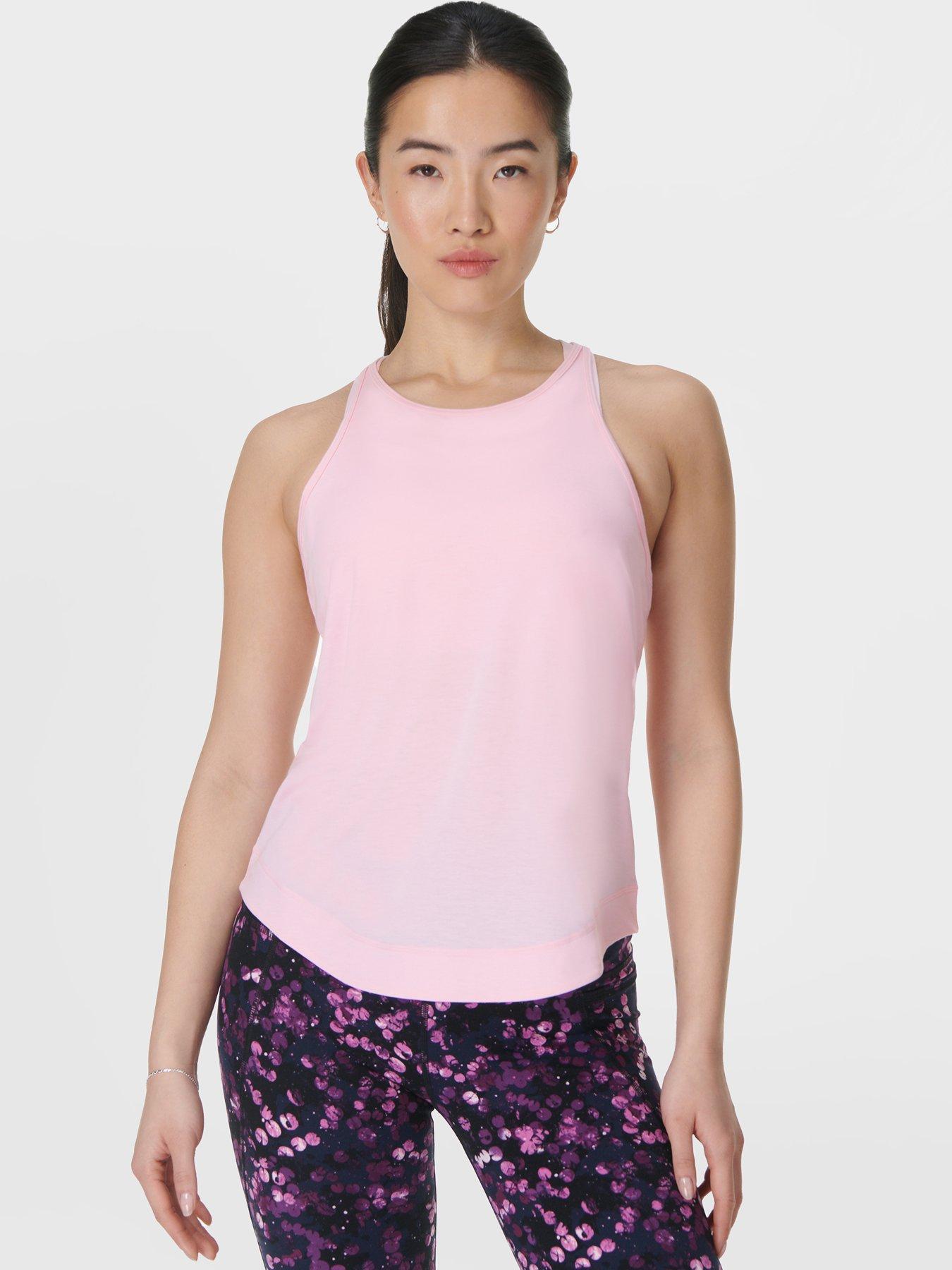 undefined Womens Training Breathe Easy Run Tank Top - Pink