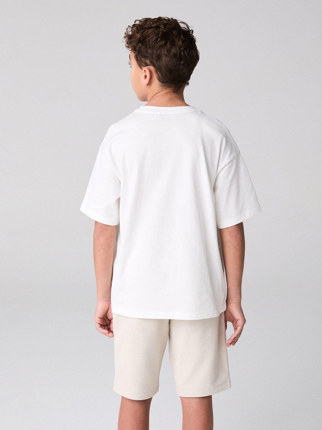 Image 3 of 6 of smALLSAINTS Boys Sweat Short - Beige