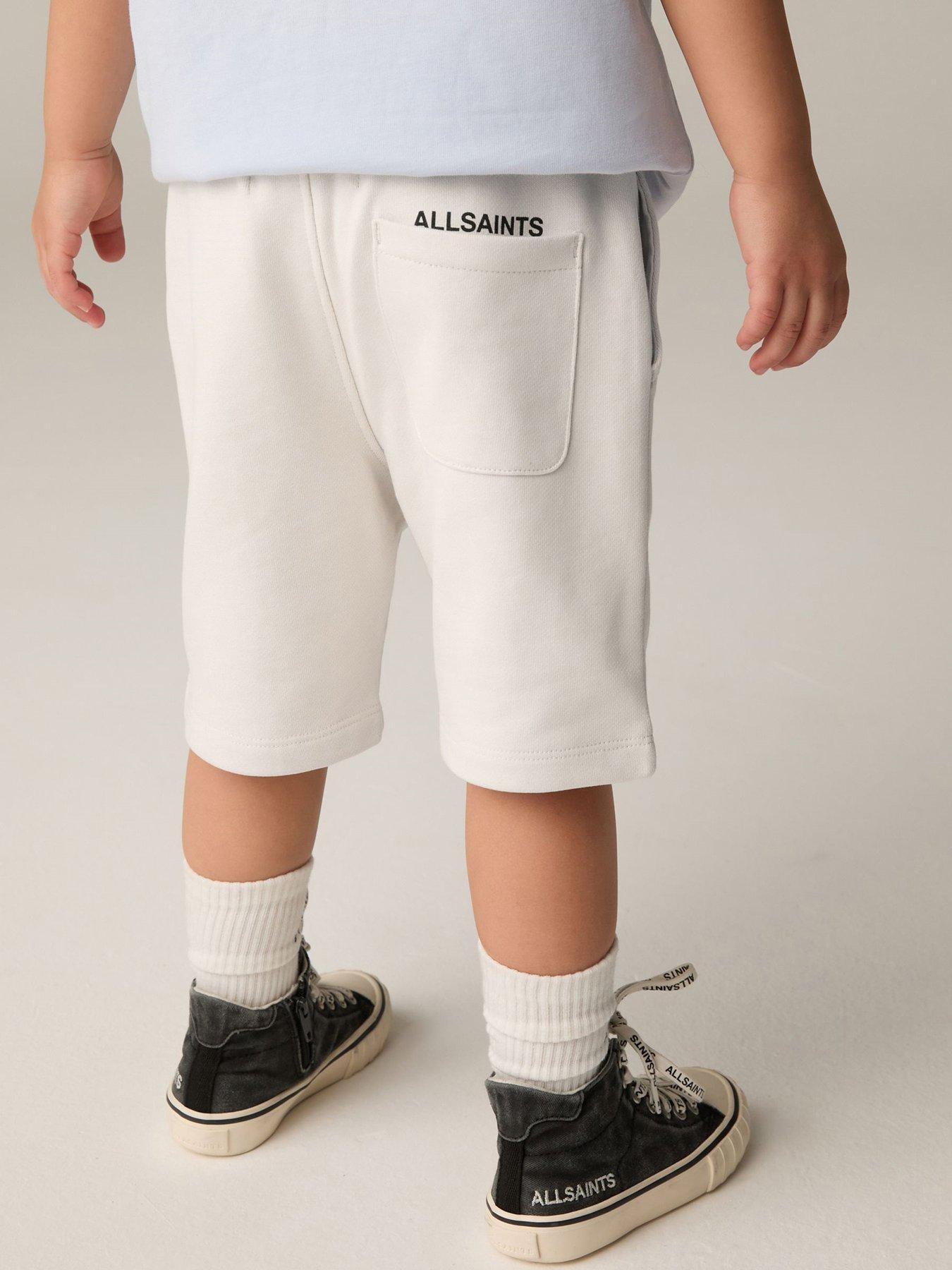 Image 2 of 6 of smALLSAINTS Younger Boys Sweat Shorts - Beige