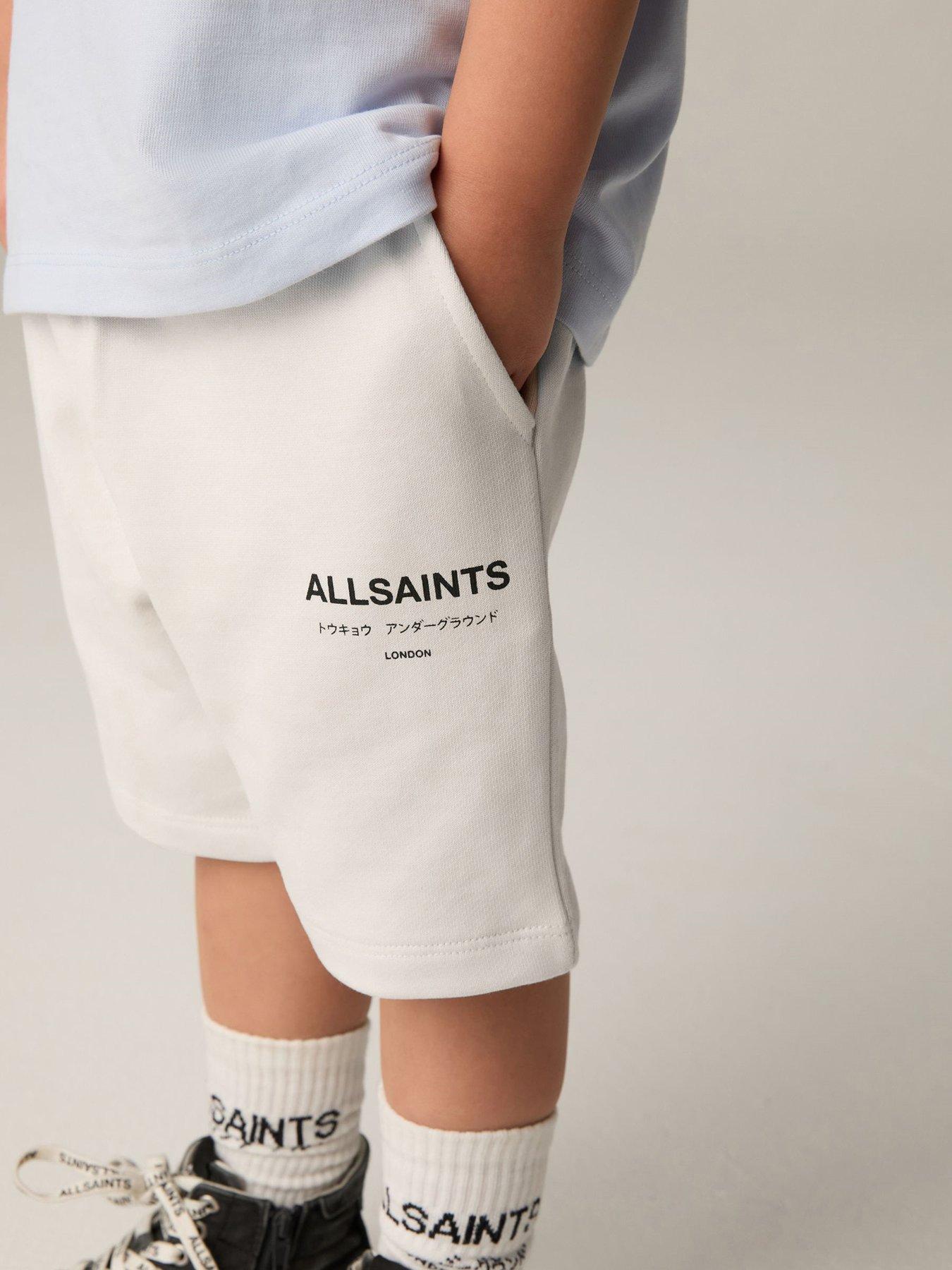 Image 3 of 6 of smALLSAINTS Younger Boys Sweat Shorts - Beige