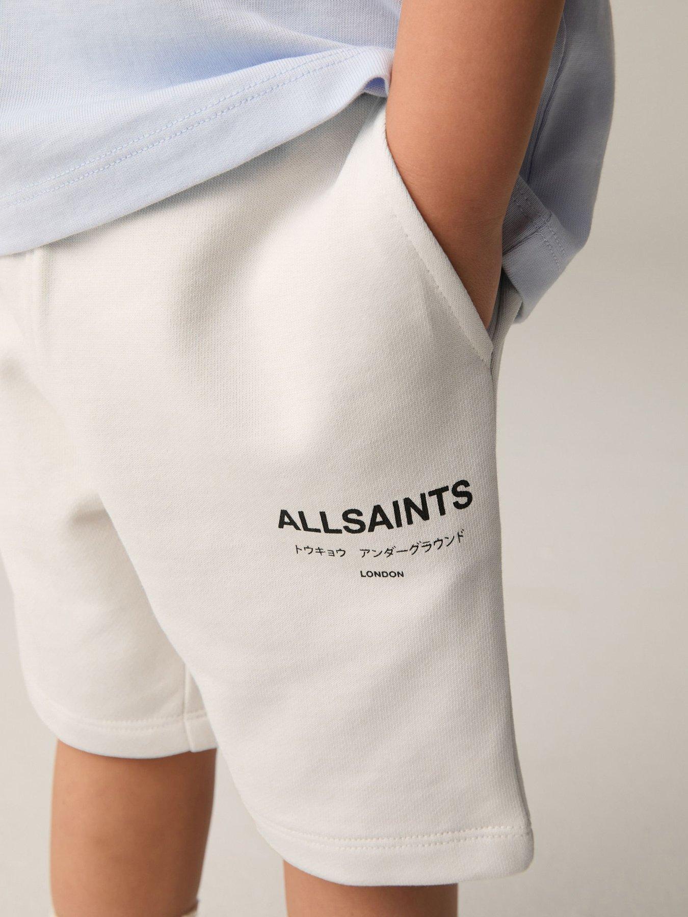 Image 4 of 6 of smALLSAINTS Younger Boys Sweat Shorts - Beige