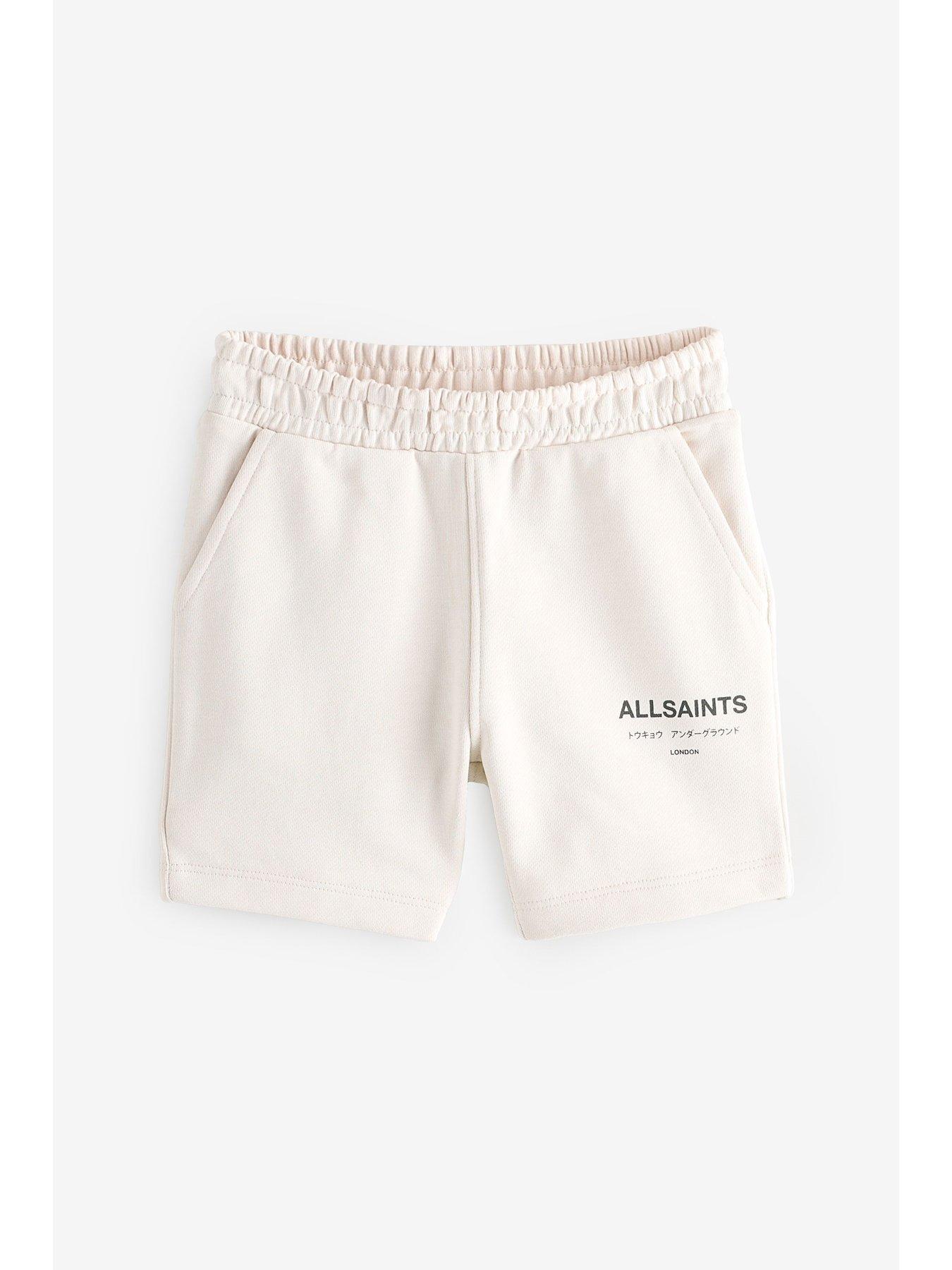 Image 5 of 6 of smALLSAINTS Younger Boys Sweat Shorts - Beige