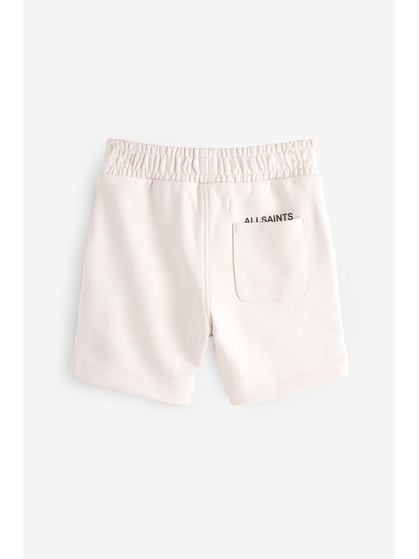 Image 6 of 6 of smALLSAINTS Younger Boys Sweat Shorts - Beige