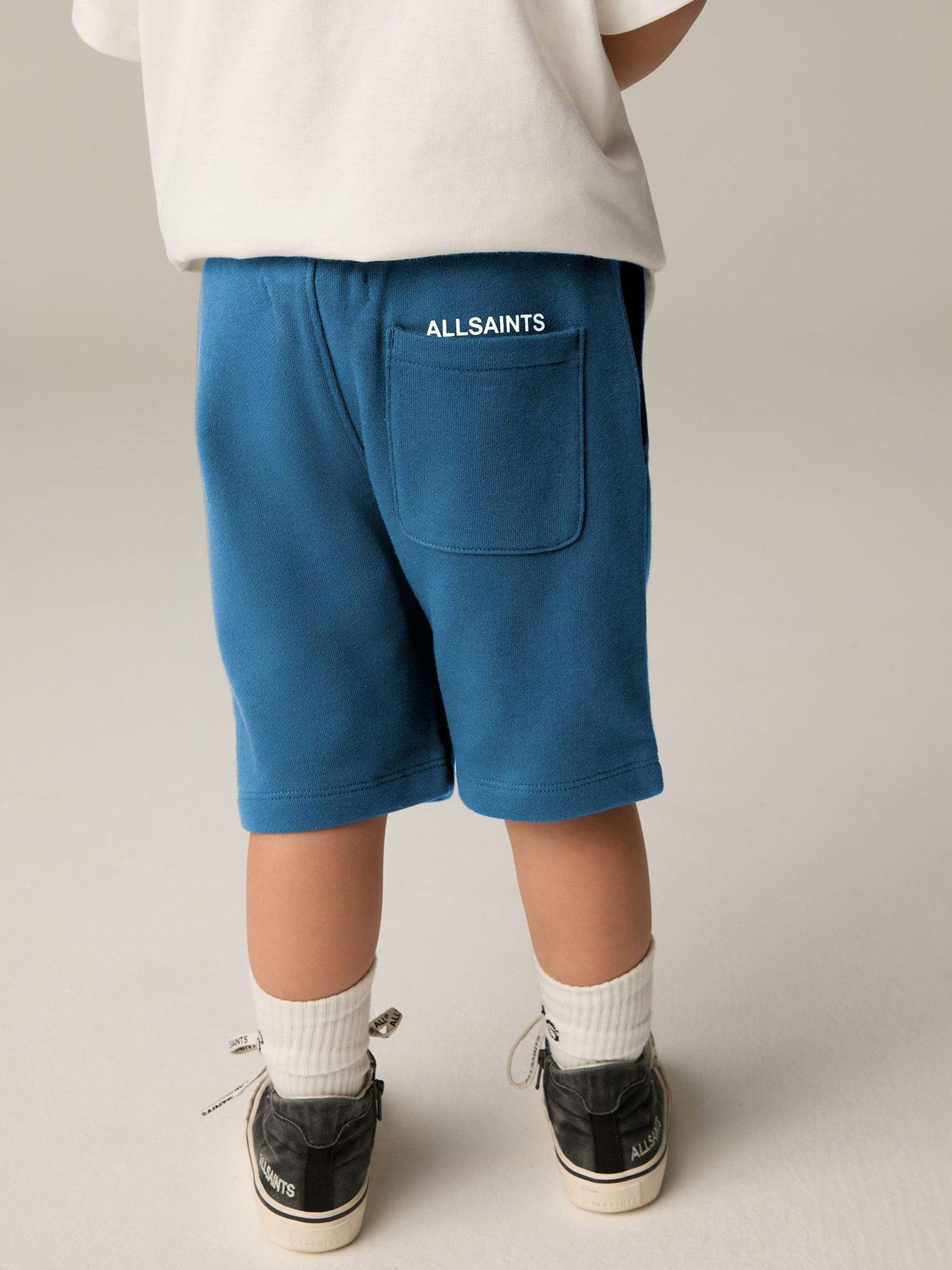 Image 2 of 6 of smALLSAINTS Younger Boys Sweat Shorts - Navy