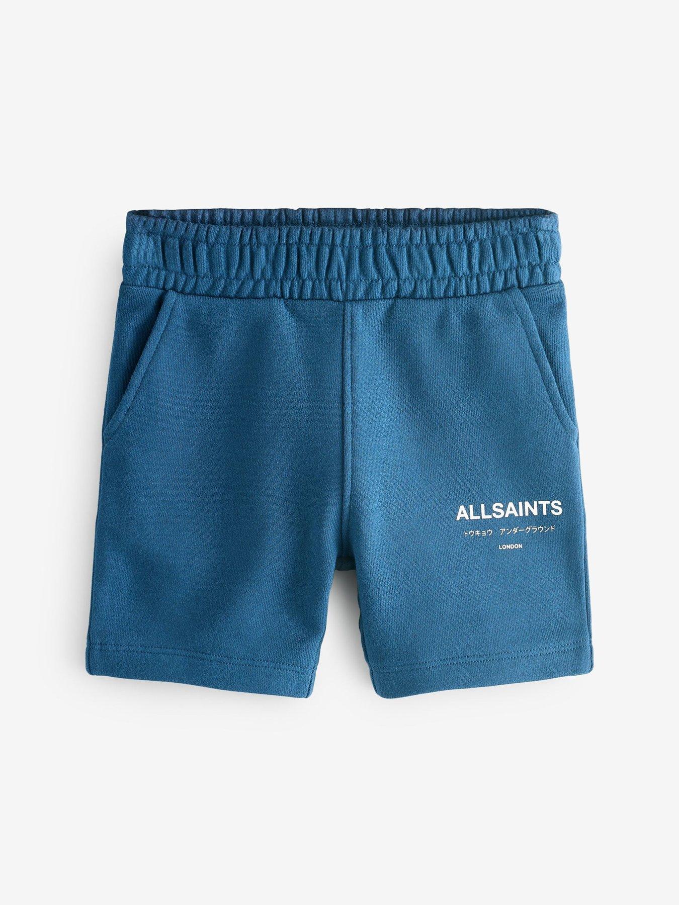 Image 4 of 6 of smALLSAINTS Younger Boys Sweat Shorts - Navy