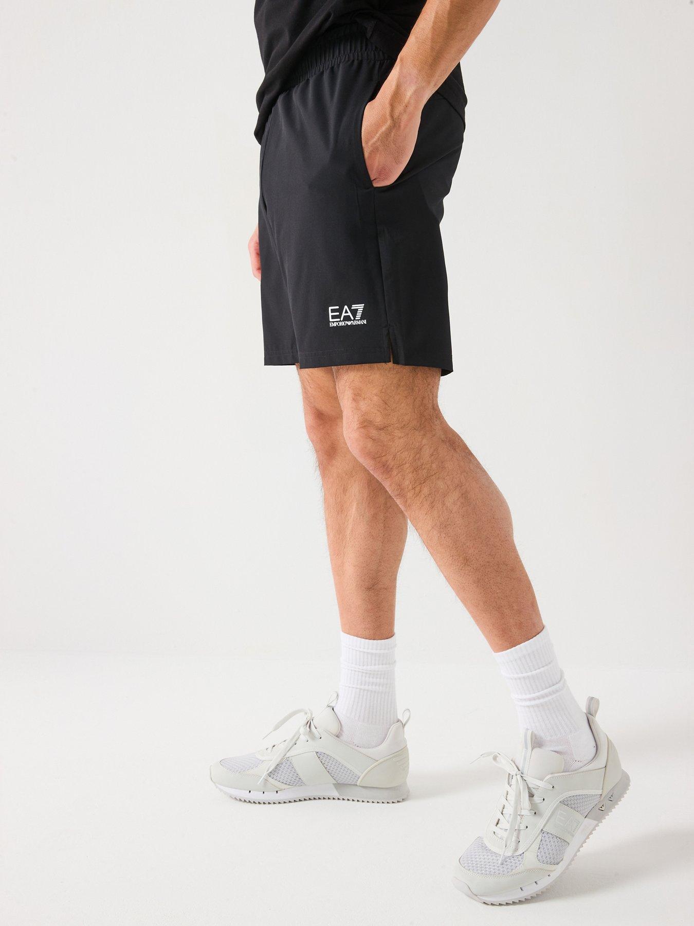 undefined Logo Technical Shorts - Black