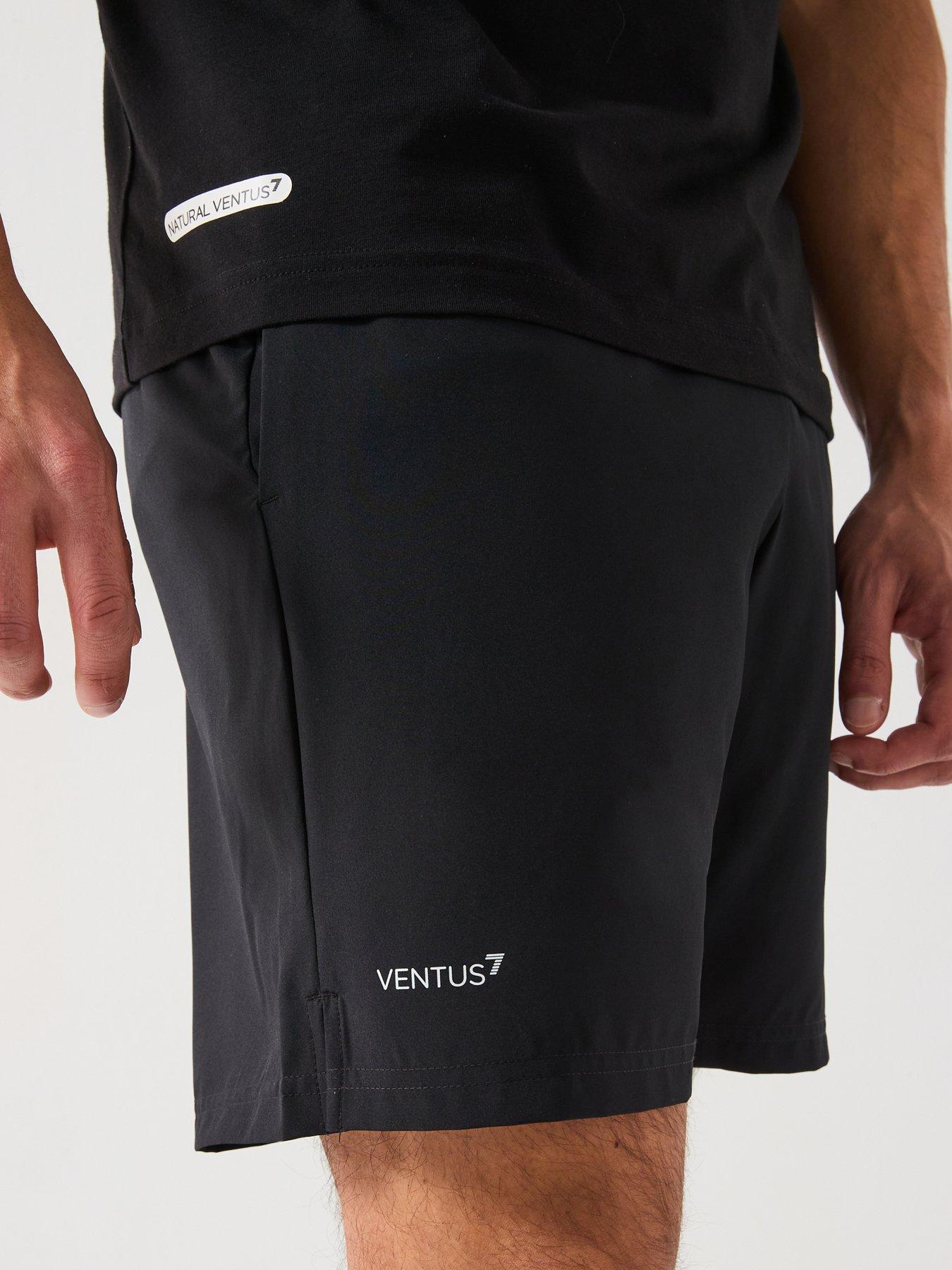 Image 4 of 5 of EA7 Emporio Armani Logo Technical Shorts - Black