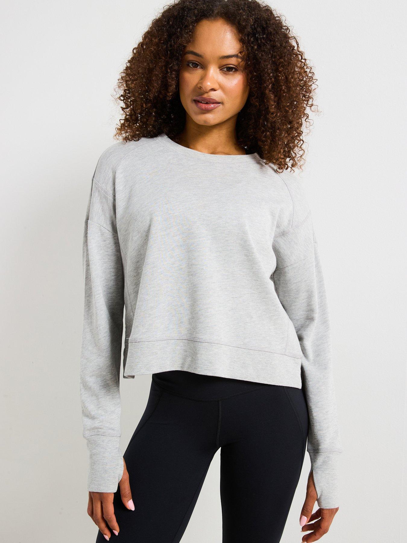 undefined Womens Training After Class Sweatshirt - Grey