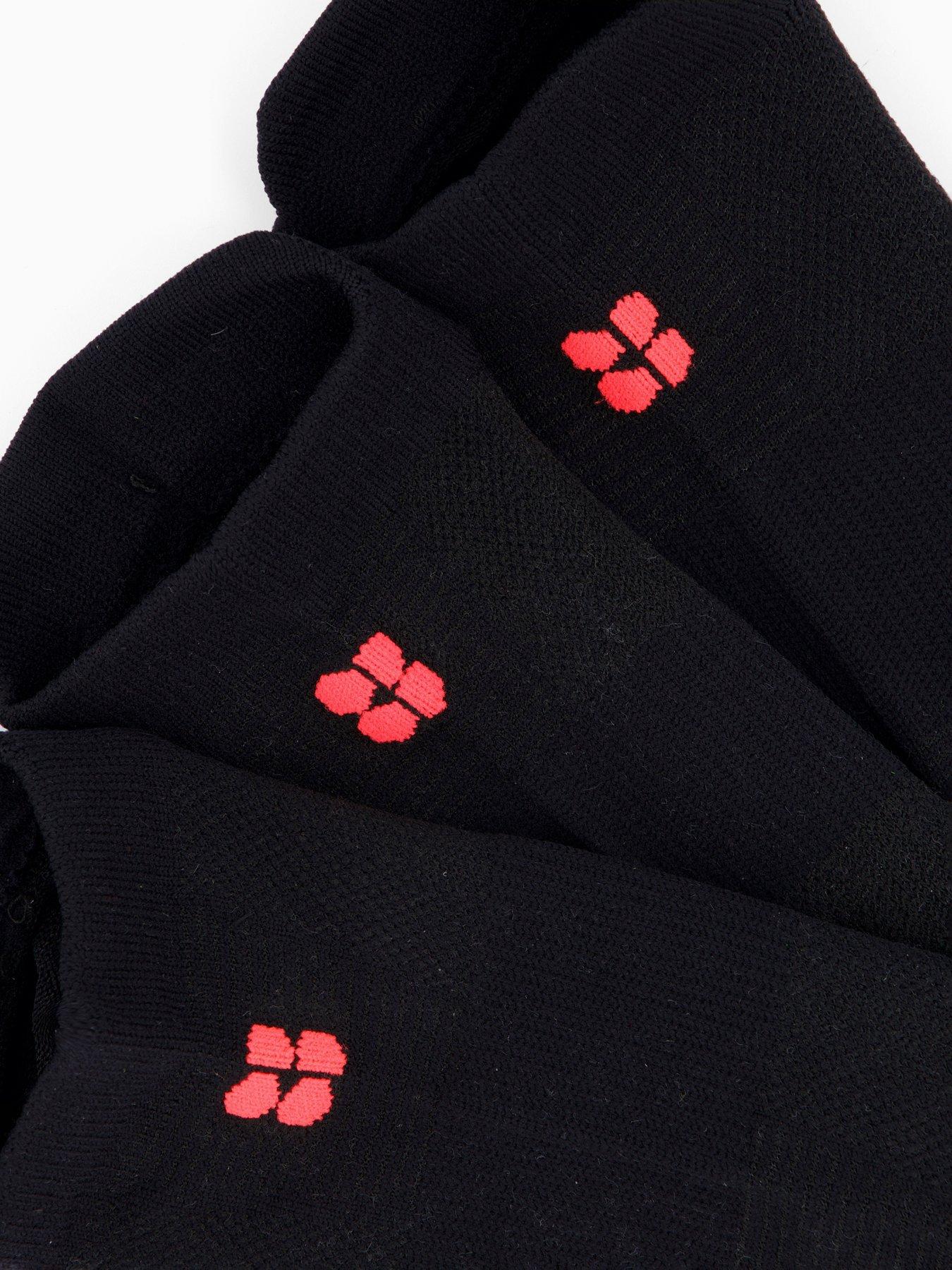 Image 3 of 4 of Sweaty Betty Womens Training Lightweight Trainer Socks 3 Pack - Black