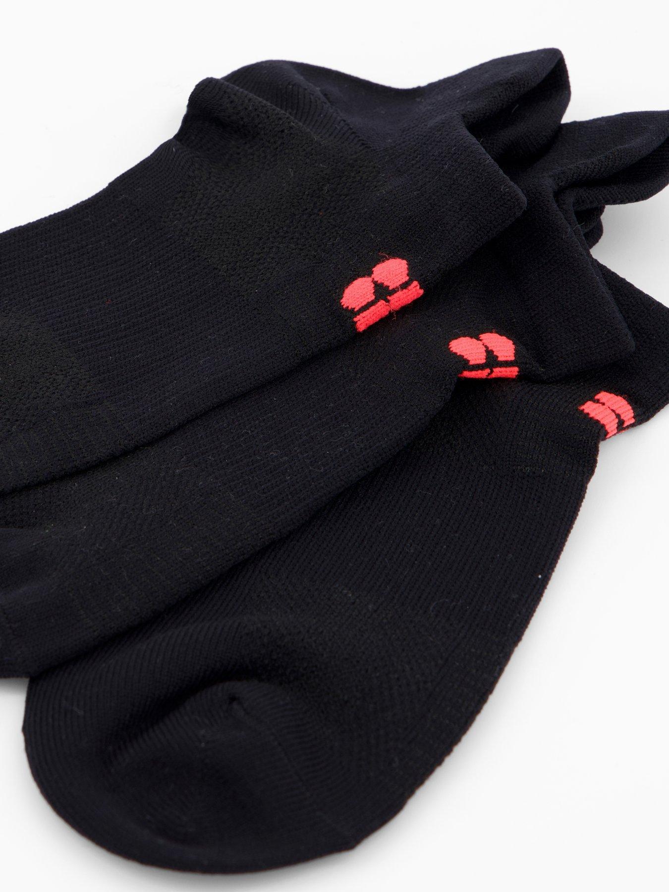 Image 4 of 4 of Sweaty Betty Womens Training Lightweight Trainer Socks 3 Pack - Black