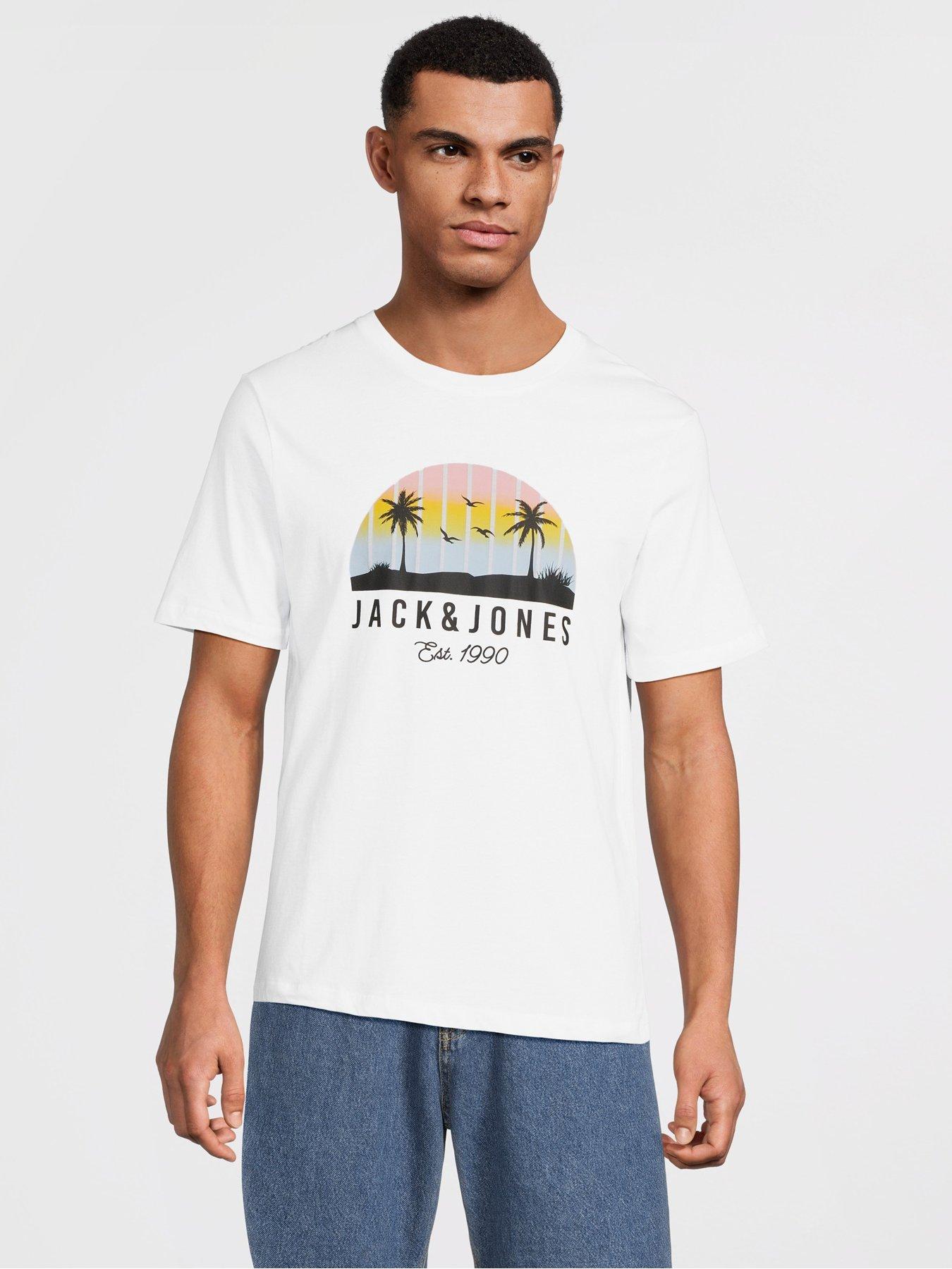 undefined Jack & Jones Palm Circle Graphic T-shirt