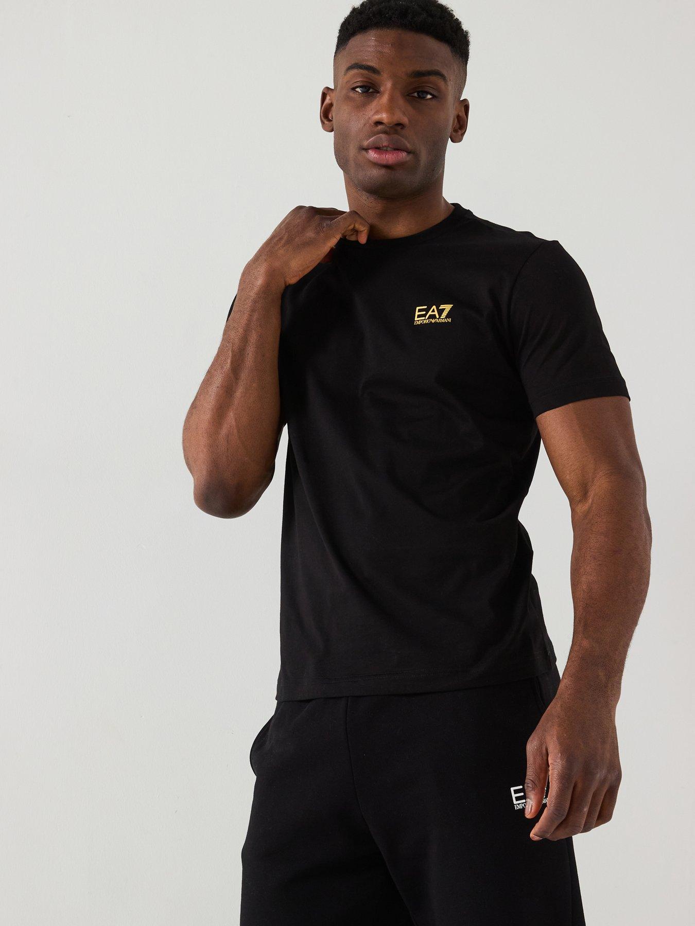 Ea7 Emporio Armani Train Core Id Slim Fit Crew T-Shirt - Black