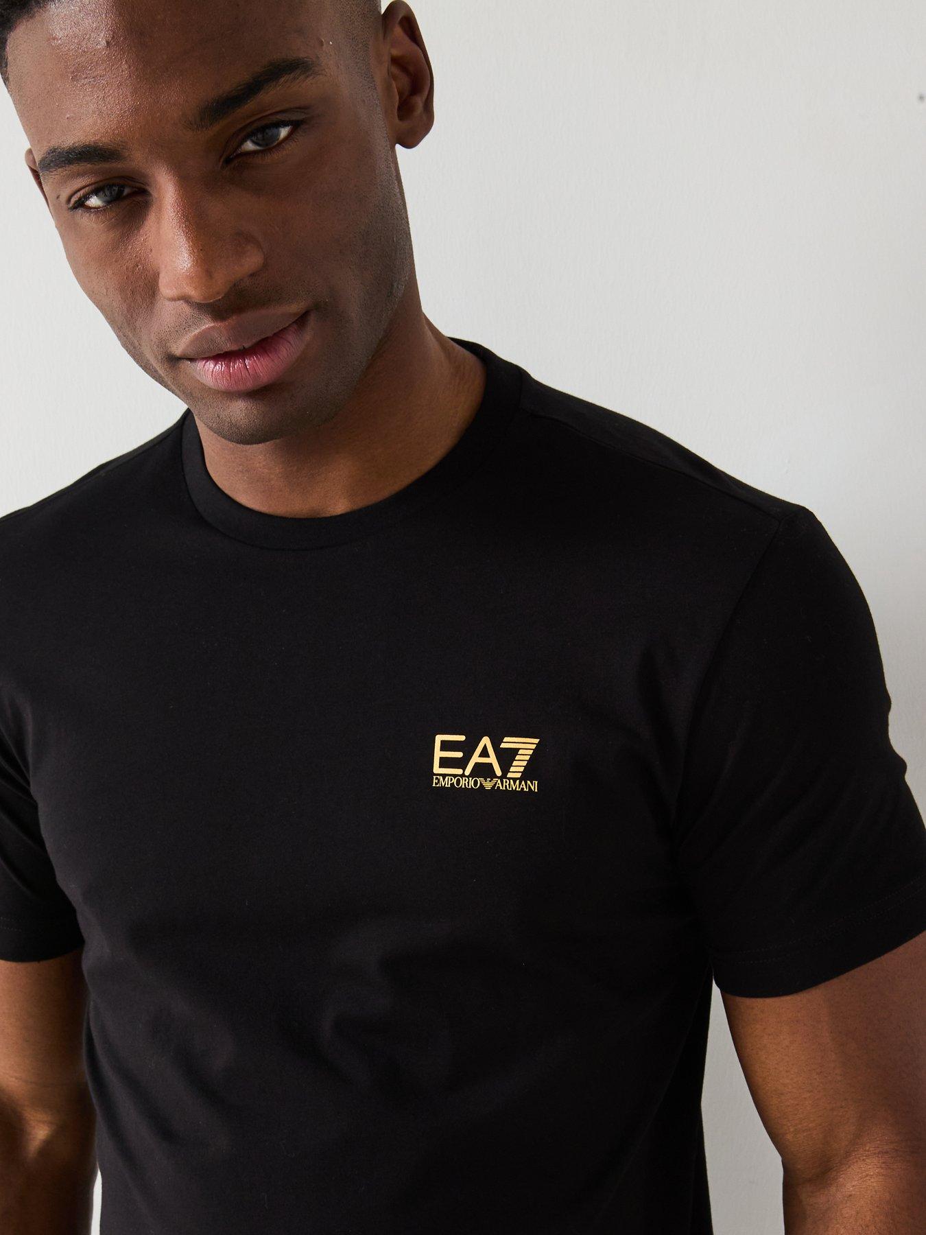 EA7 Emporio Armani Train Core ID Slim Fit Crew T-Shirt Black Very