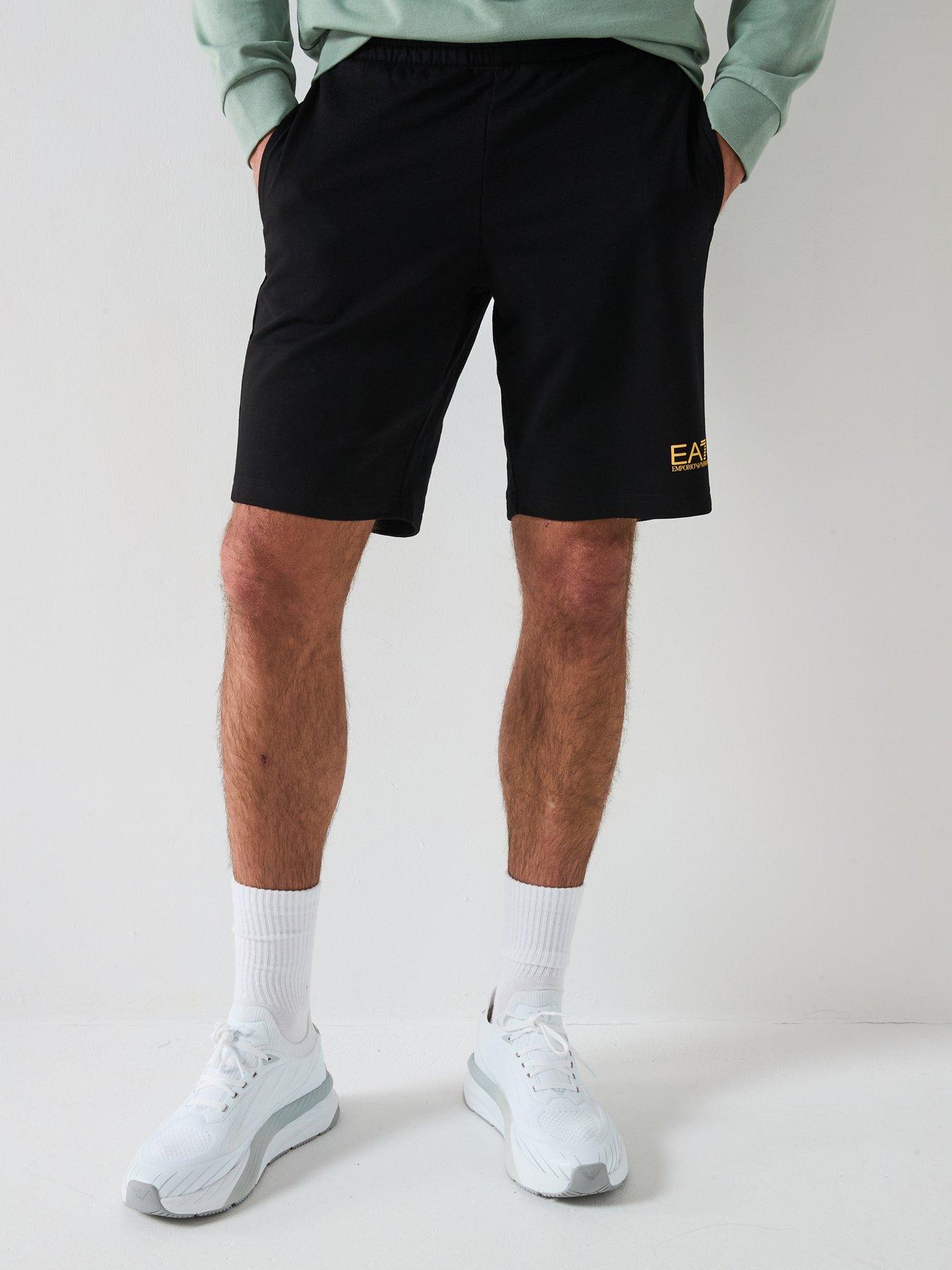 Ea7 Emporio Armani Train Core Id Slim Fit Shorts - Black