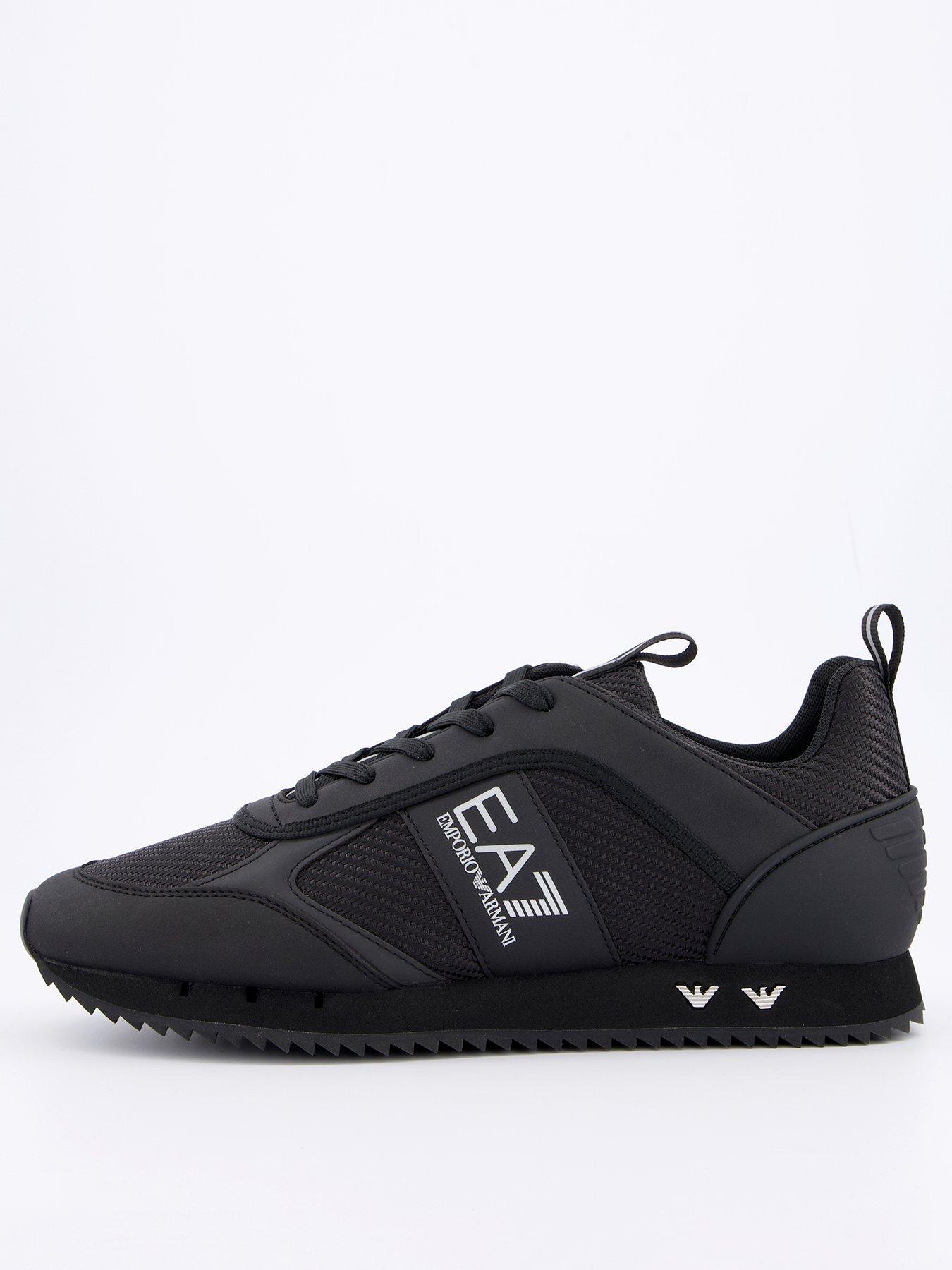 Image of EA7 Emporio Armani Logo Trainers - Black