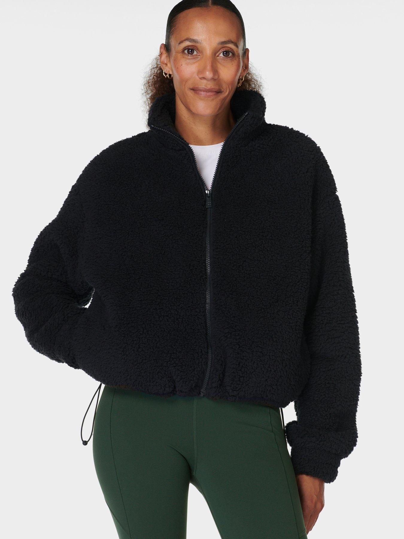 undefined Womens Training Canyon Fleece Zip Up - Black